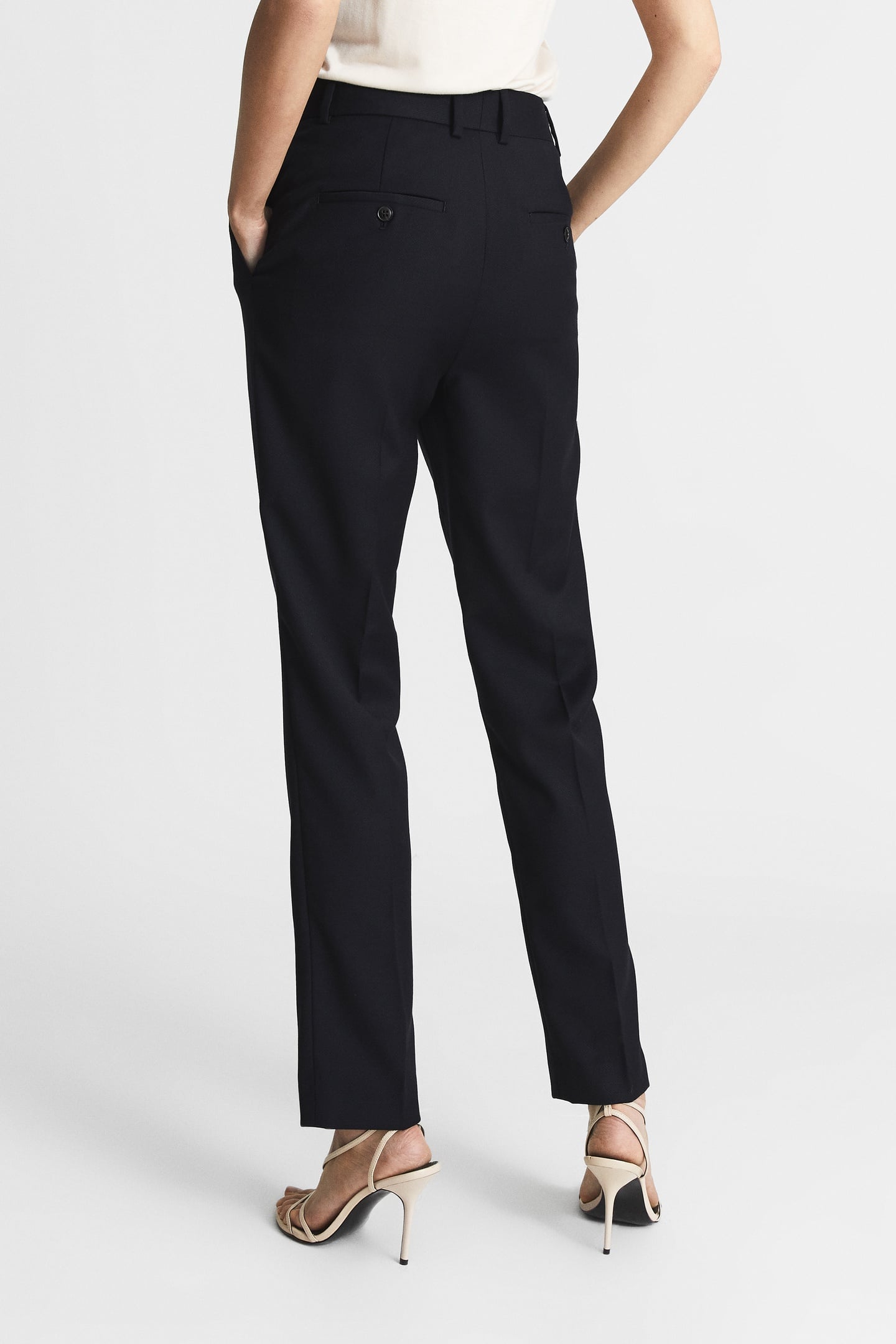 TAILORED SLIM LEG TROUSER NAVY 4