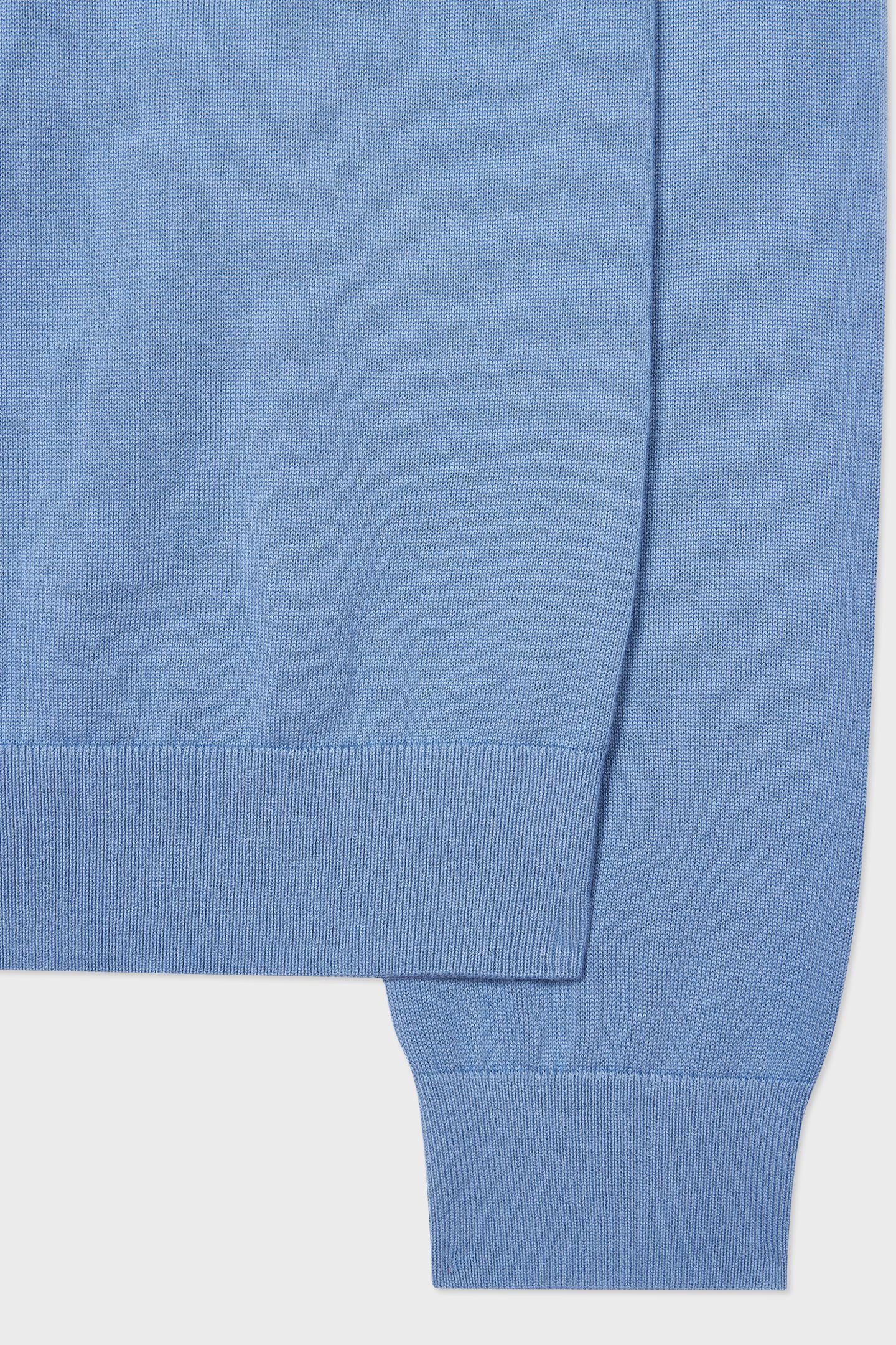 MENS SWEATER CREW NECK ZEB BAD BLUE 3