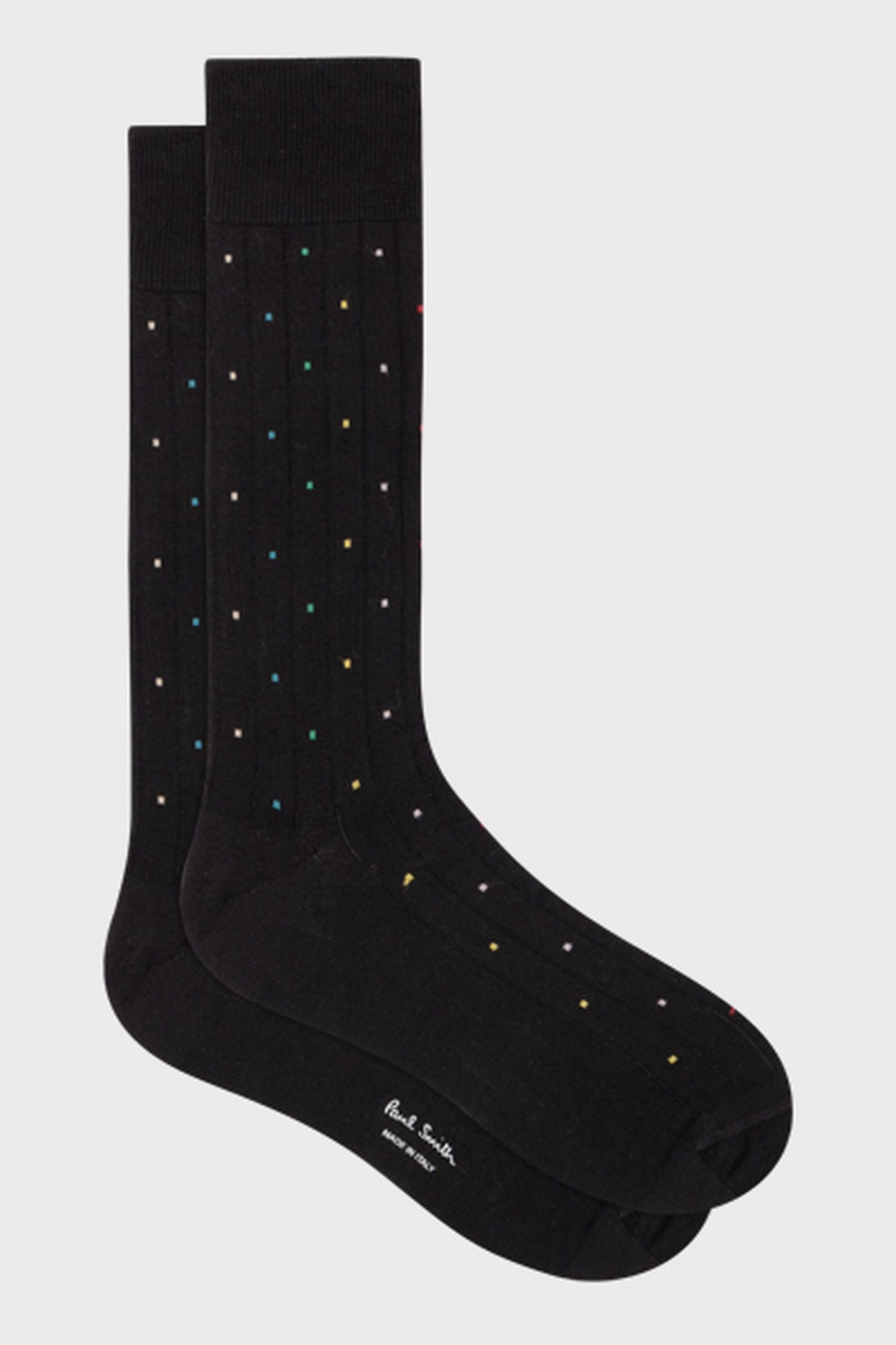 MEN SOCK SIGNATURE DOT BLACK 3