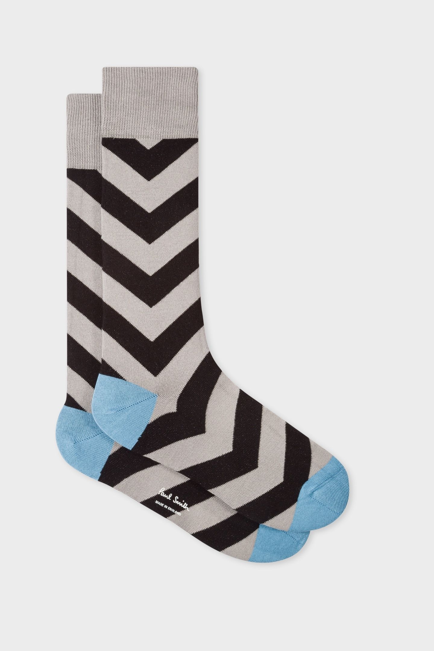 MEN SOCK DOUGLAS STRIPE SLATE 2
