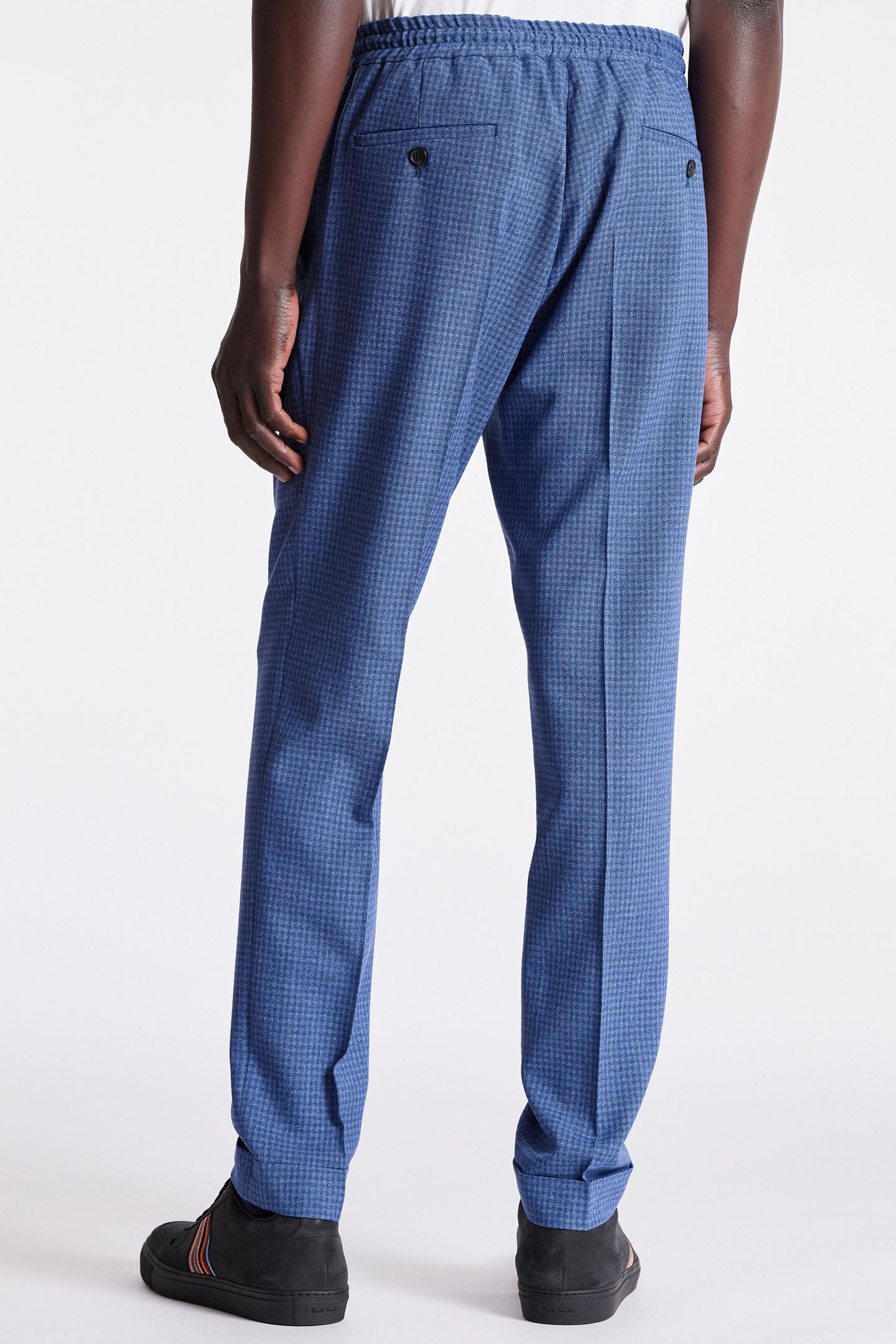MENS DRAWCORD TROUSER COBALT BLUE 2