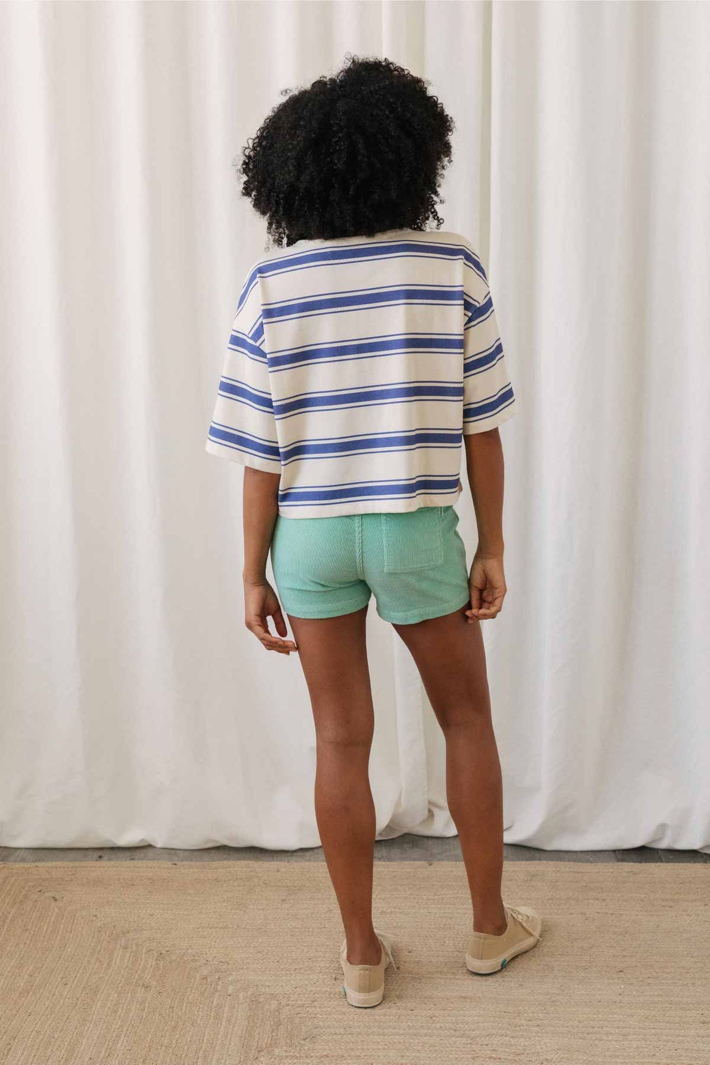 FINGAL T-SHIRT COBALT BLUE STRIPES 3