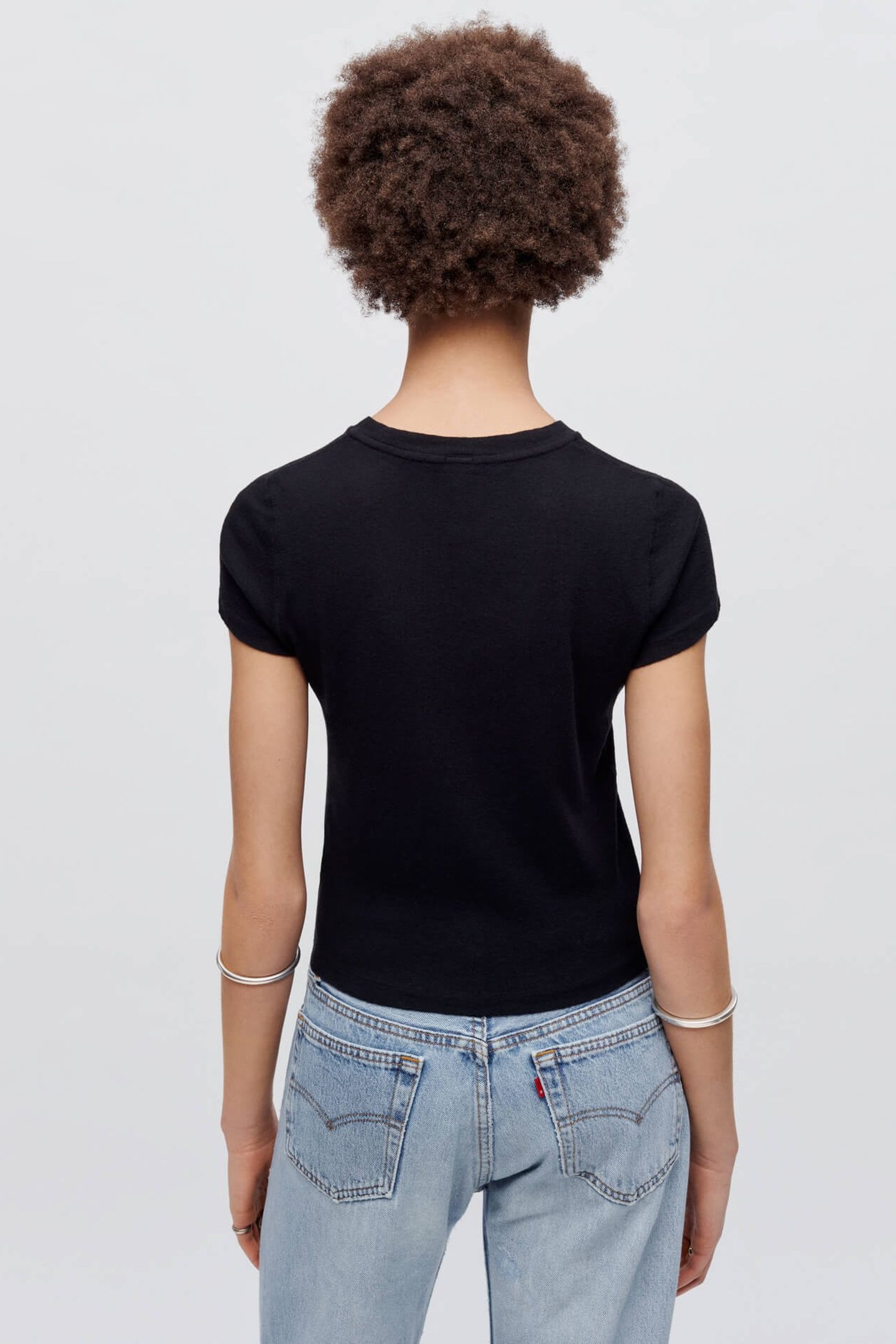 90S BABY TEE VINTAGE BLACK 2