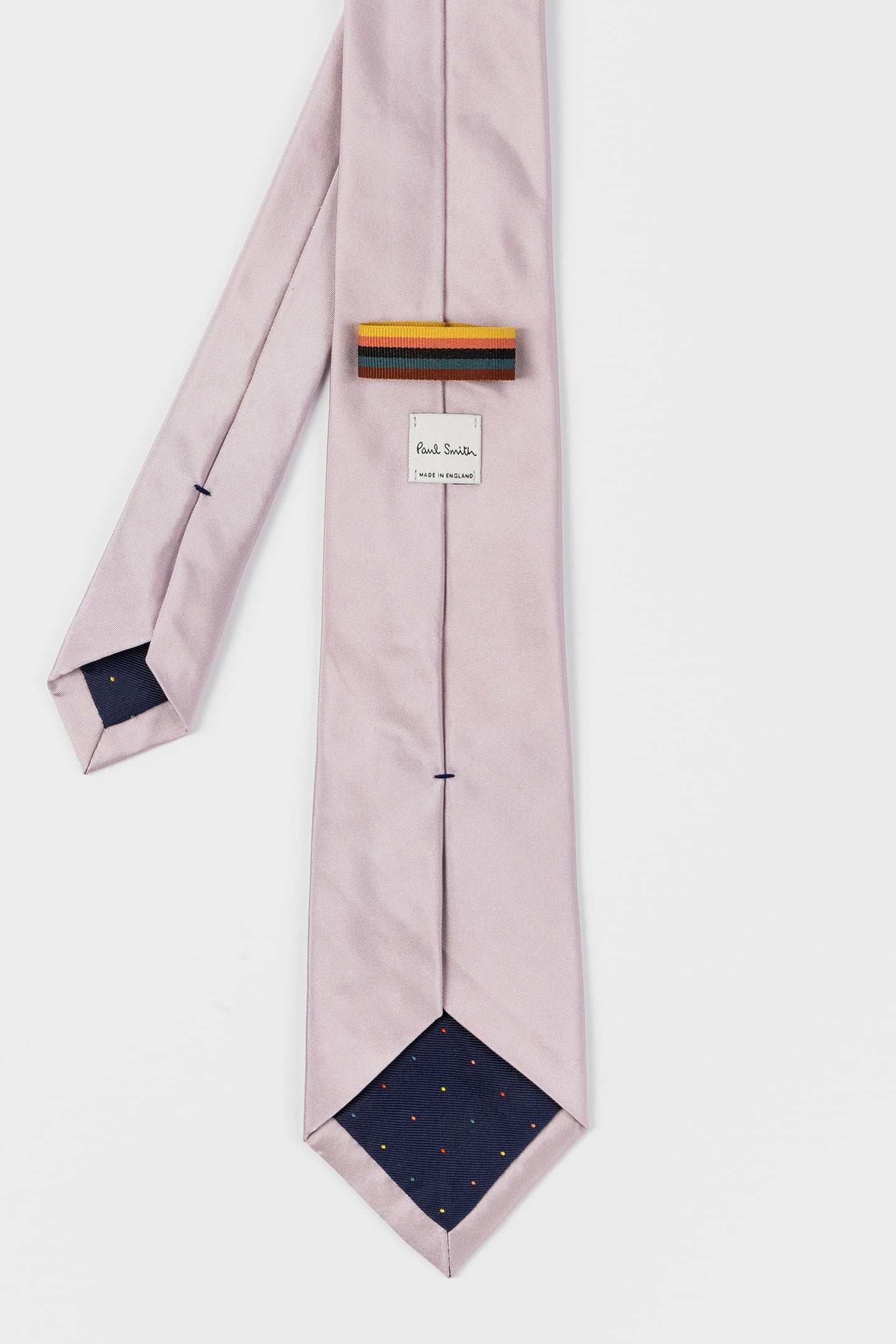 MEN TIE PLAIN SILK NEW PINK 2