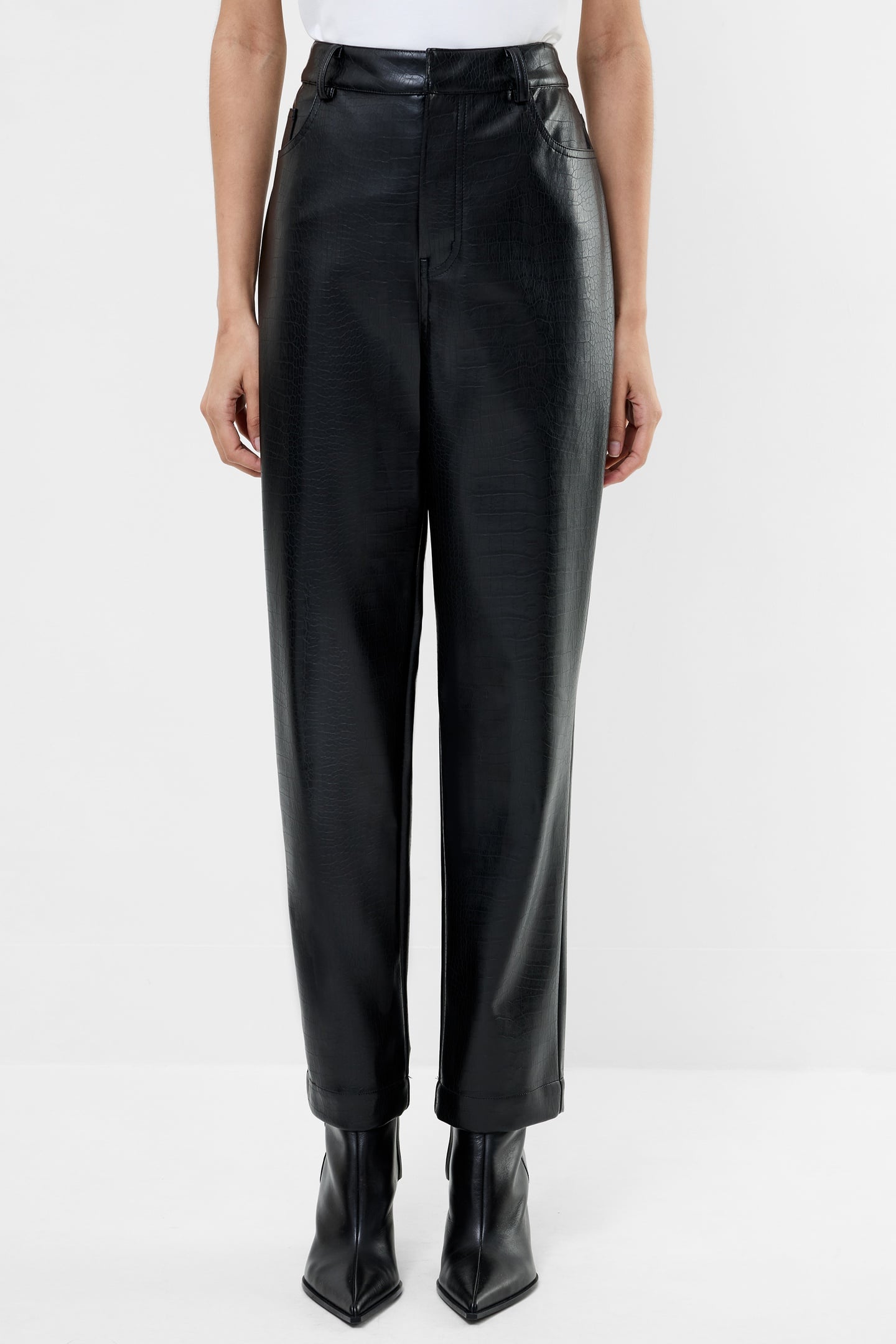 BRODY CROC PU TROUSER BLACK 3