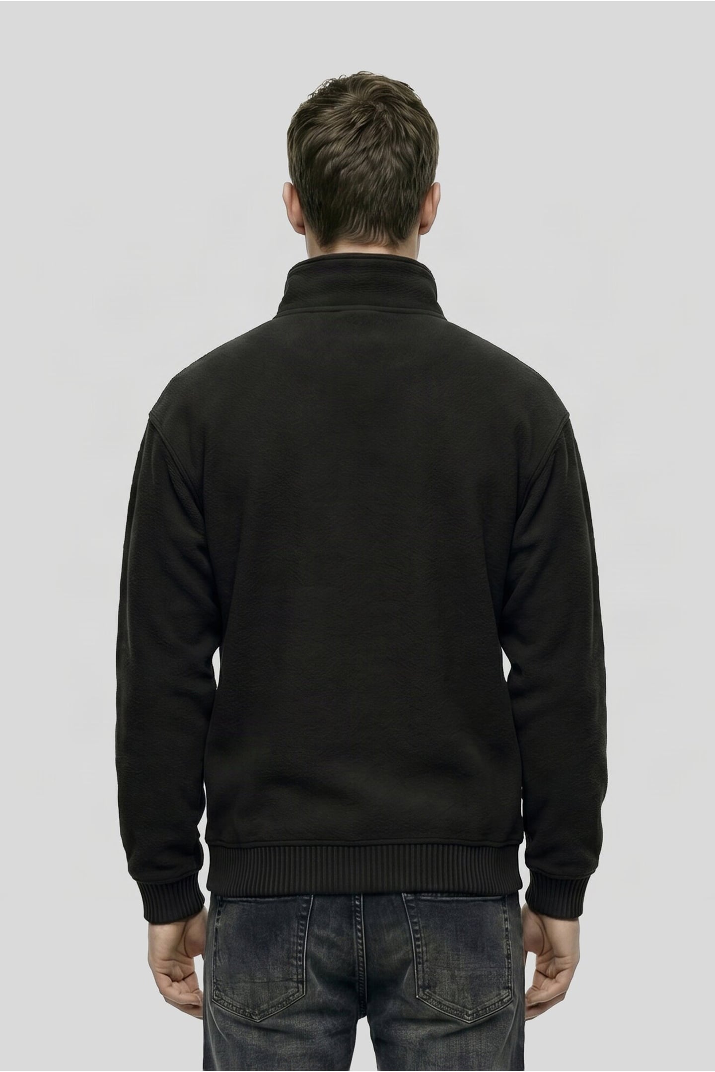 BASIC POLAR FLEECE TROYER BLACK 2