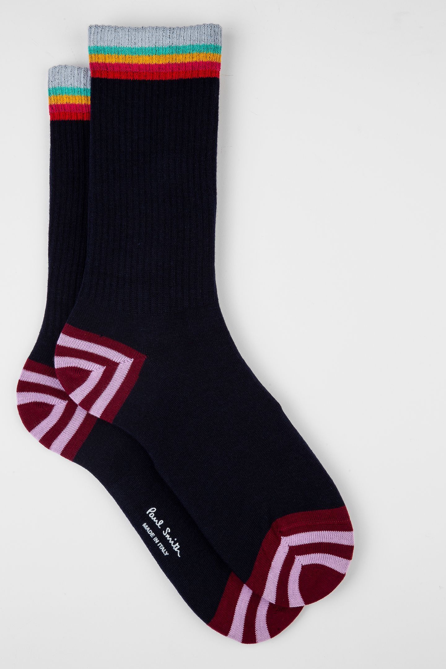 WOMEN SOCK ALMERIA STRIPE NAVY 4