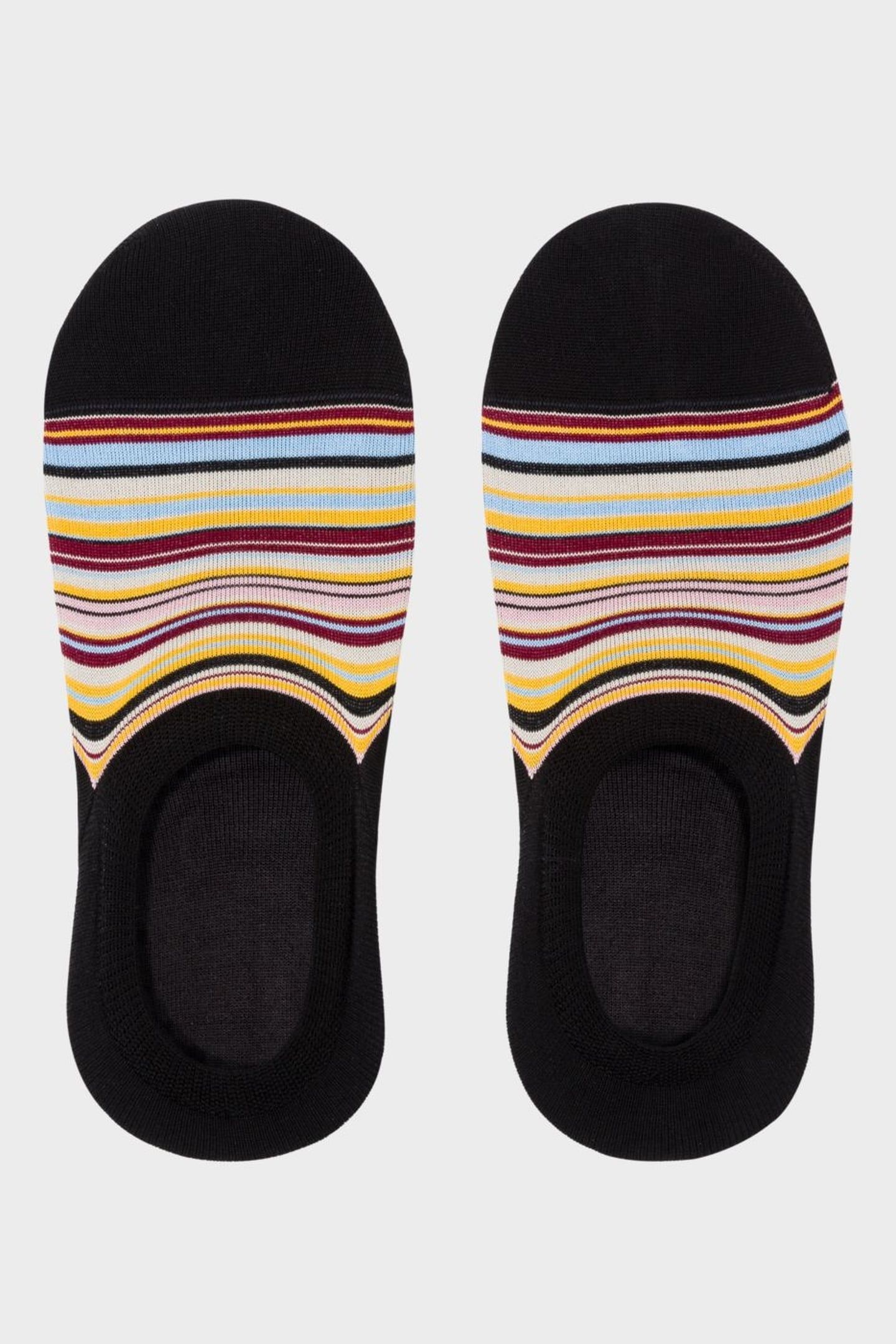 MEN SOCK NO SHW MULTI MULTI COLOURED 5