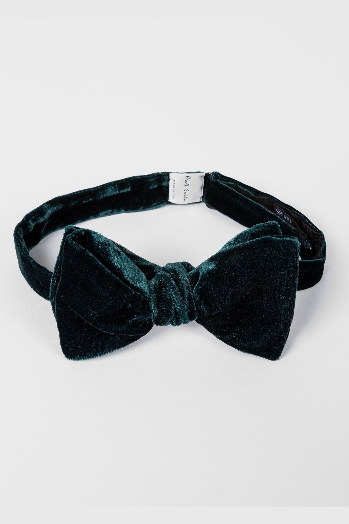 MEN BOWTIE VELVET PETROL GREEN 2