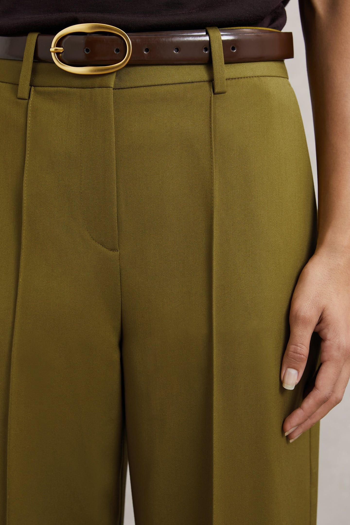WIDE LEG TROUSER GREEN 6