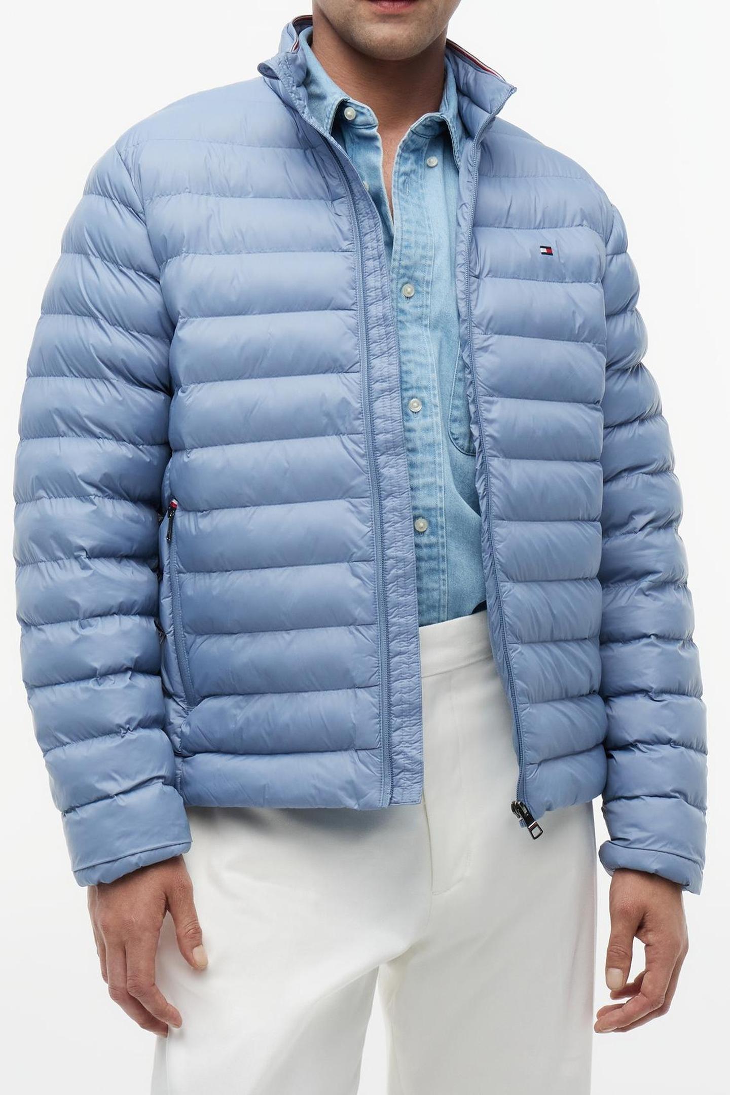 PACKABLE RECYCLED JACKET BRISK BLUE 1