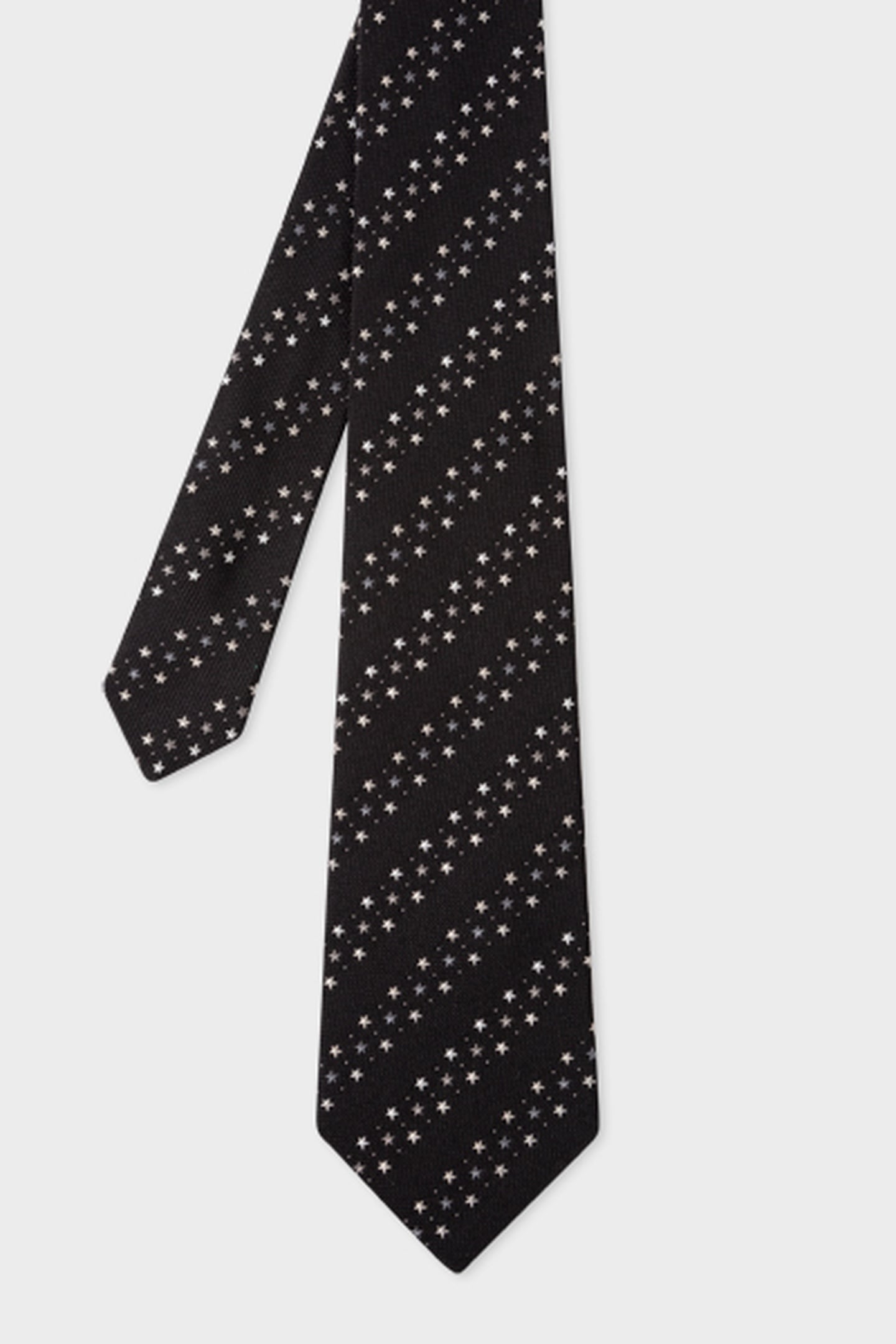 MEN TIE MULTI STARS BLACK 3