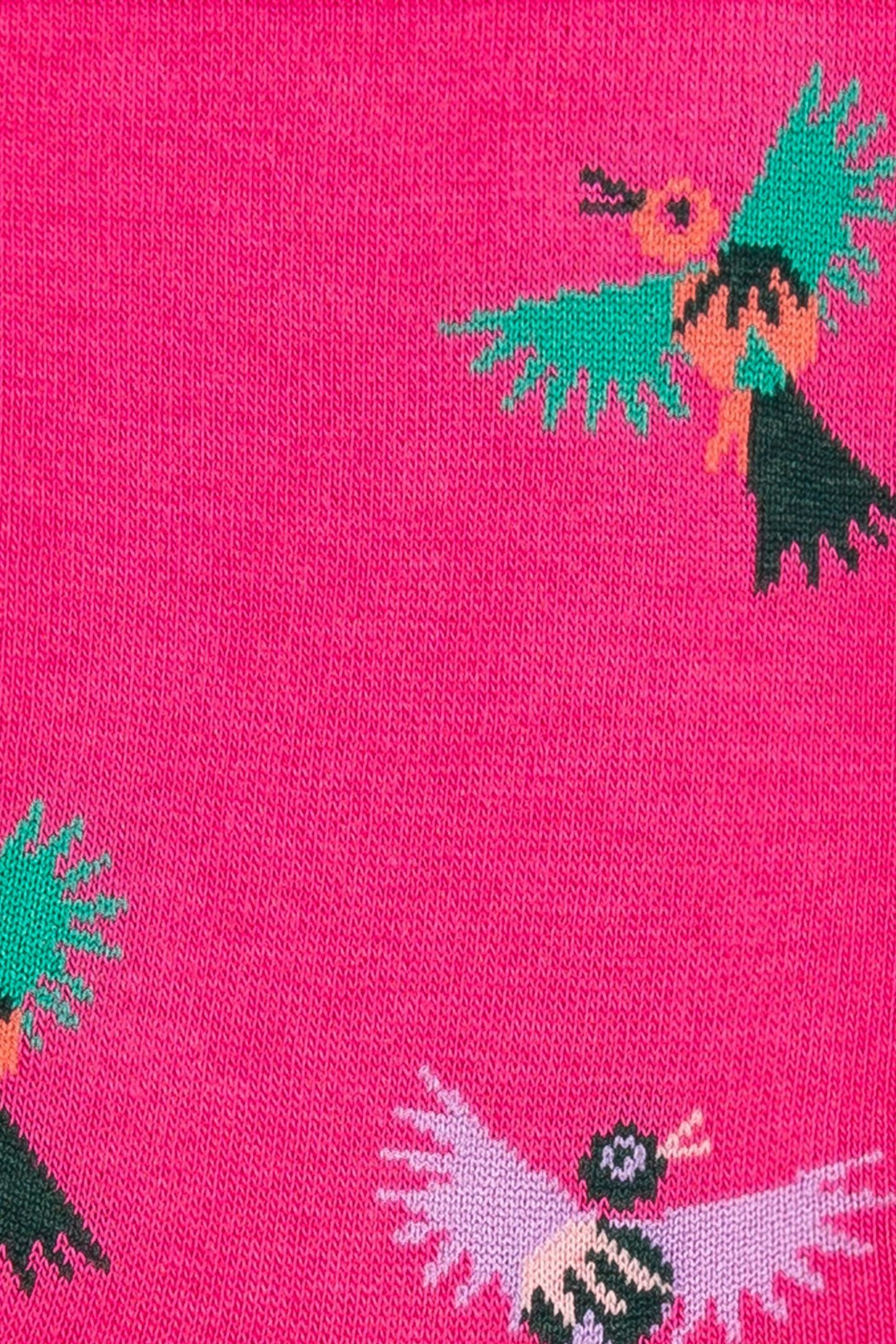 WOMEN SOCK WENDY BIRD FUCHSIA 6