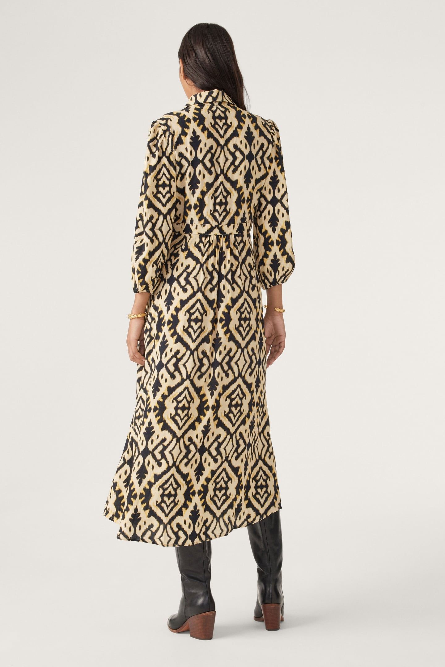 MID-LENGTH DRESS JAUNE 2