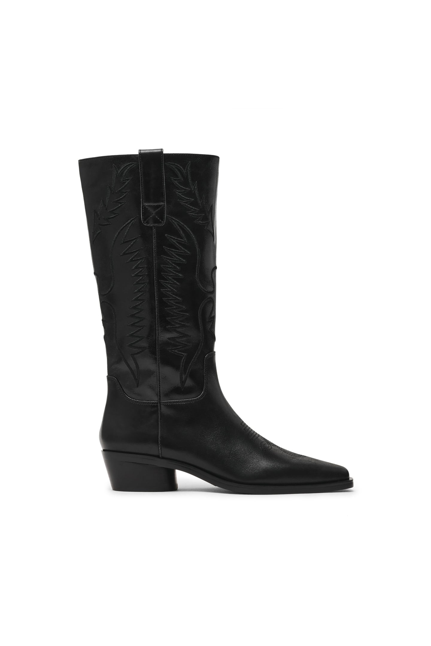 TREVI BOOTS BLACK LEATHER 1