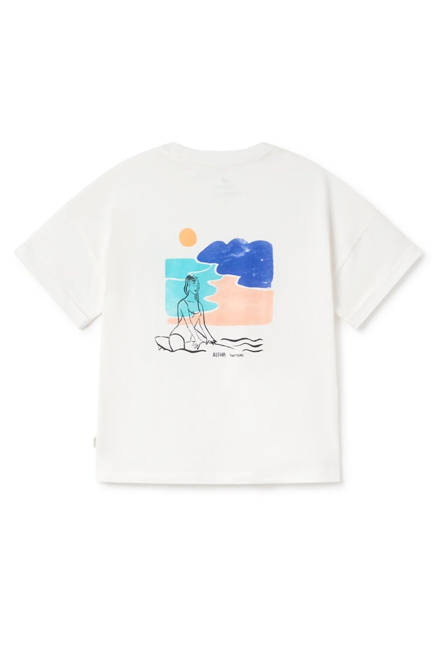 UWINS T-SHIRT SURF OFF WHITE 4