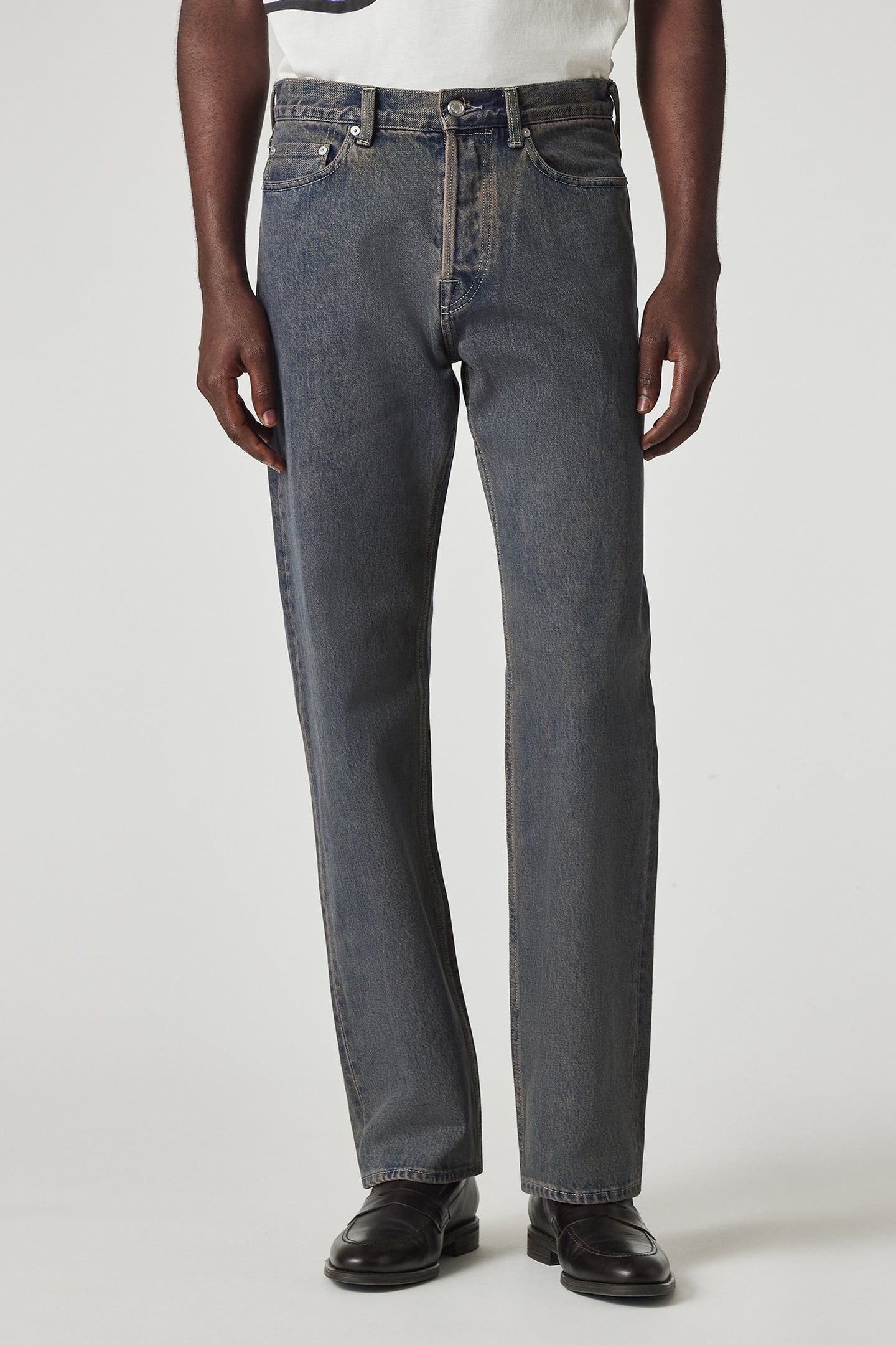 MENS SLIM FIT JEAN MAUVE 1