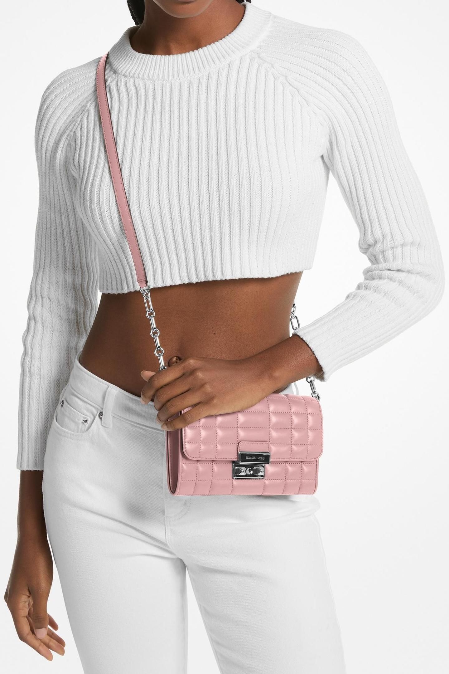 LARGE WLLT ON CHAIN CROSSBODY SMOKEY ROSE 2