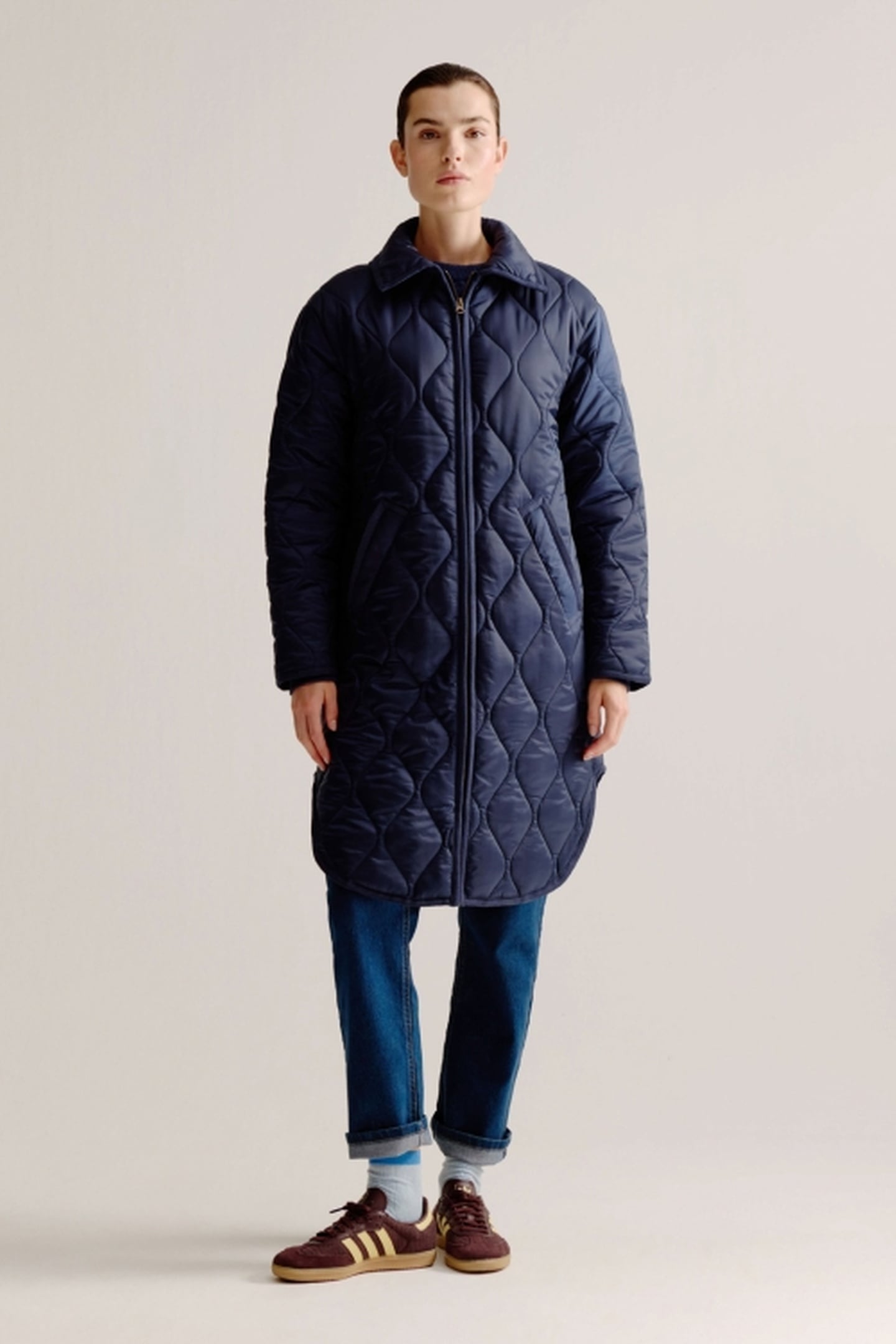 LAWRENCE COAT NAVY 1