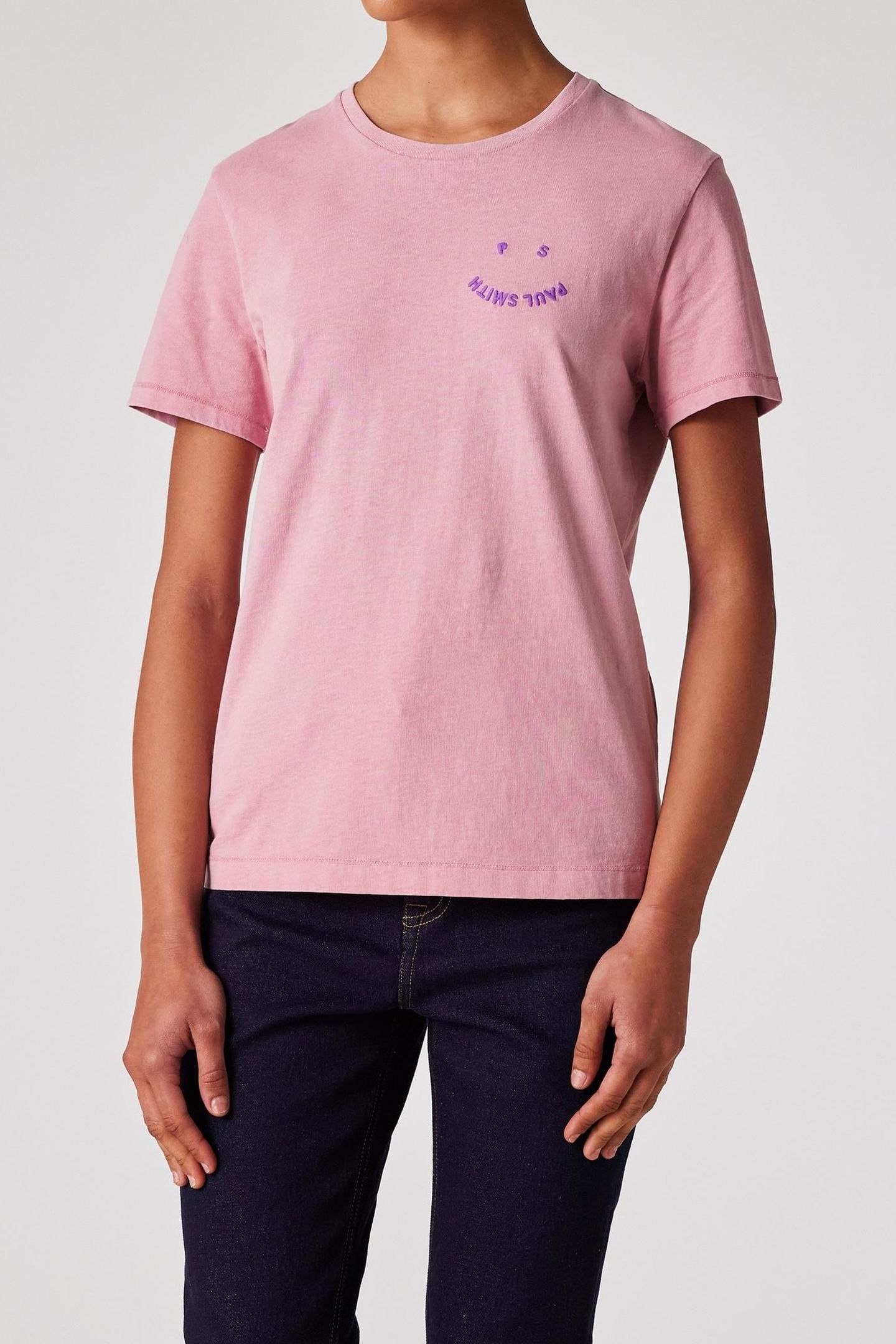 WOMENS TSHIRT PS HAPPY LIGHT PURPLE 1