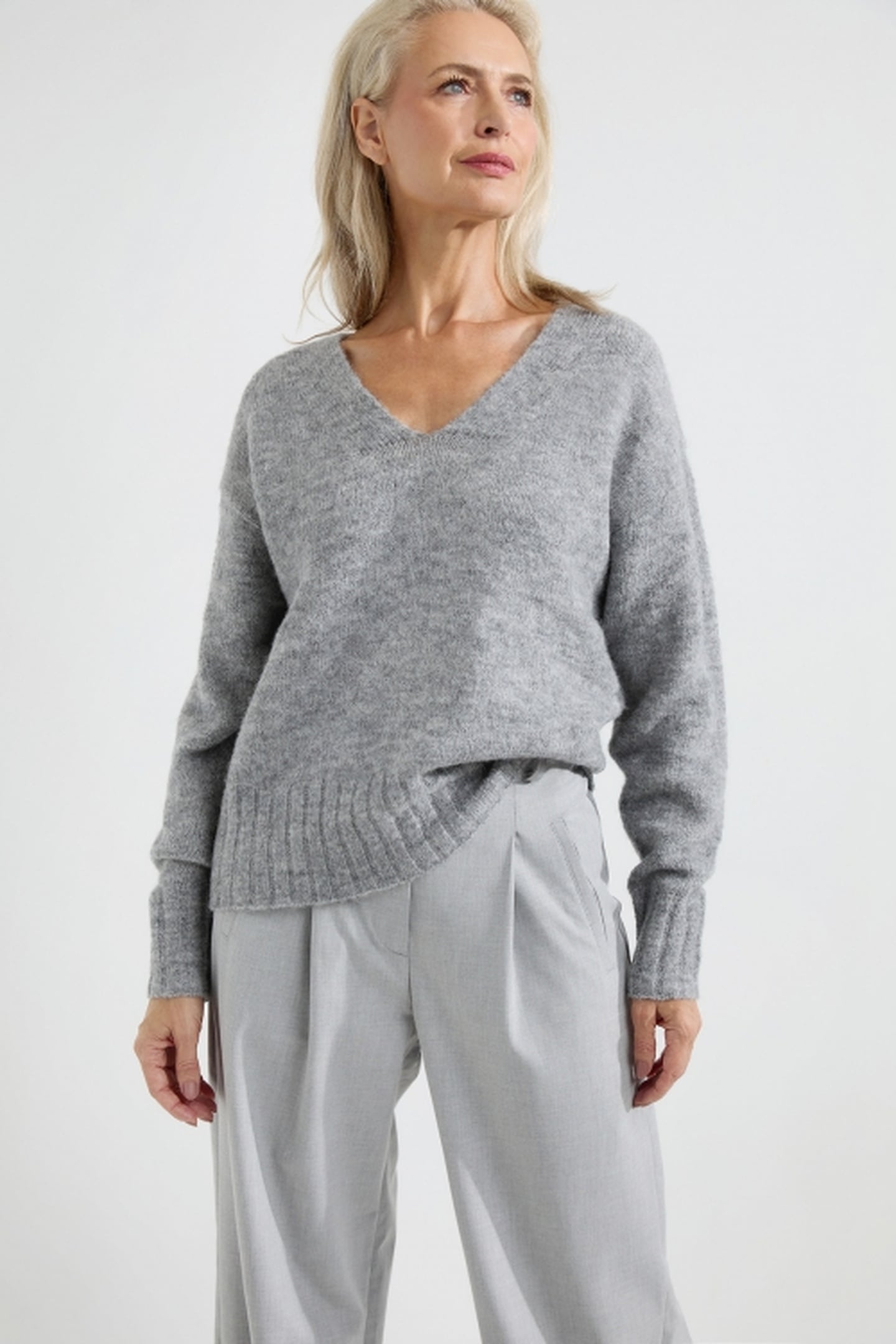 ADDY SWEATER LIGHT GREY 2