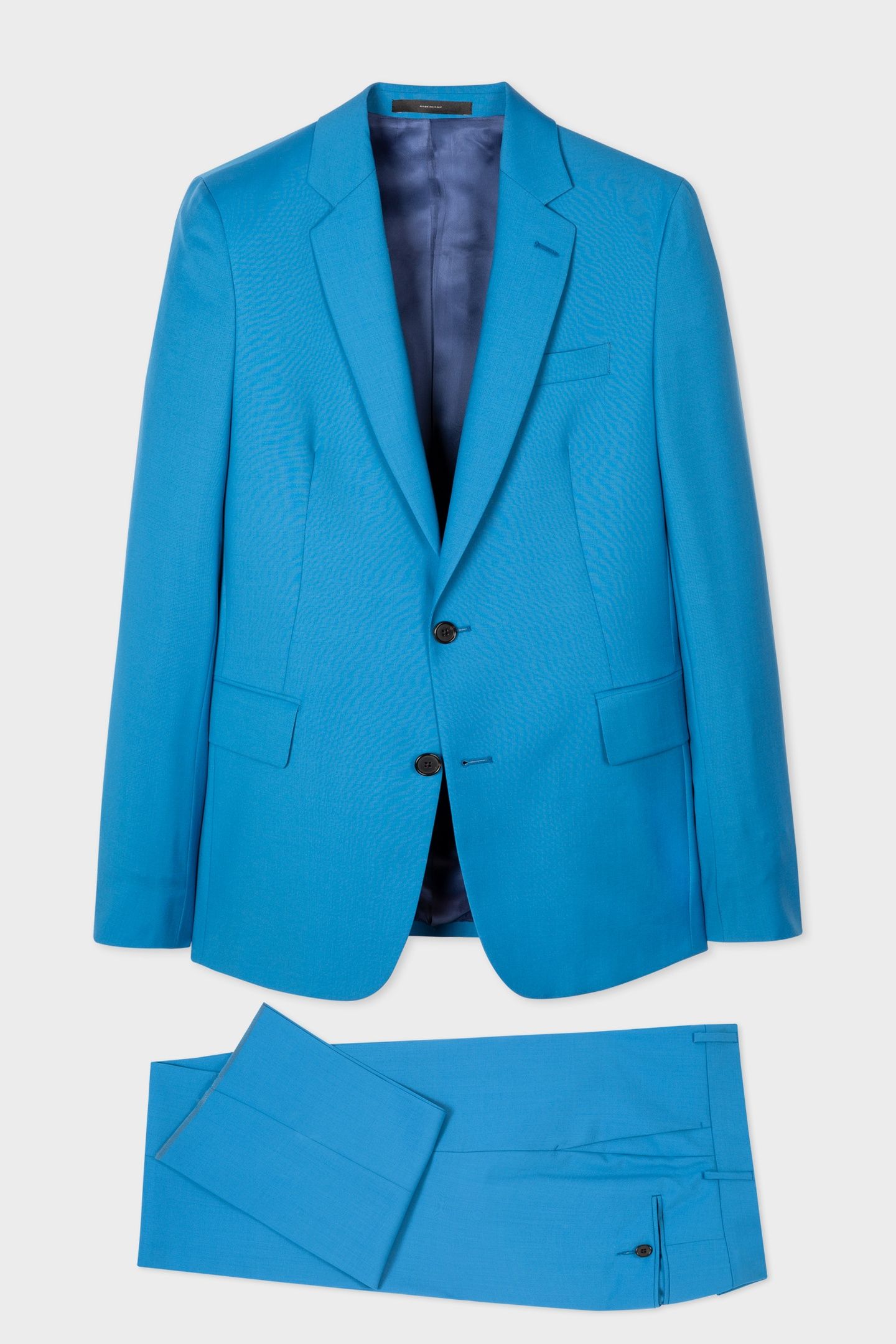 GENTS 2 BUTTON SUIT COBALT BLUE 3