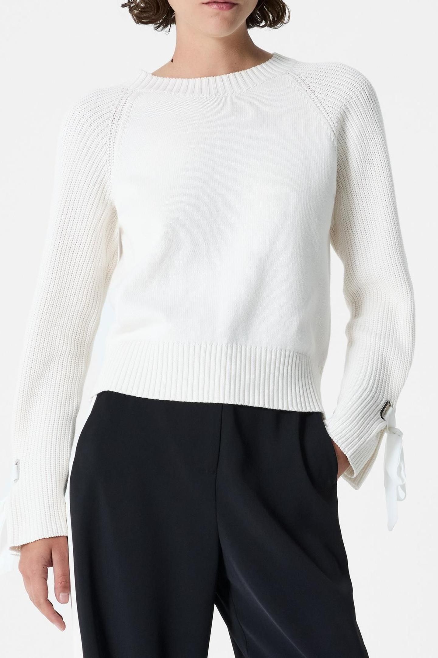 LILY MOZART SLV TRIM JUMPER PORCELAIN CREAM 1