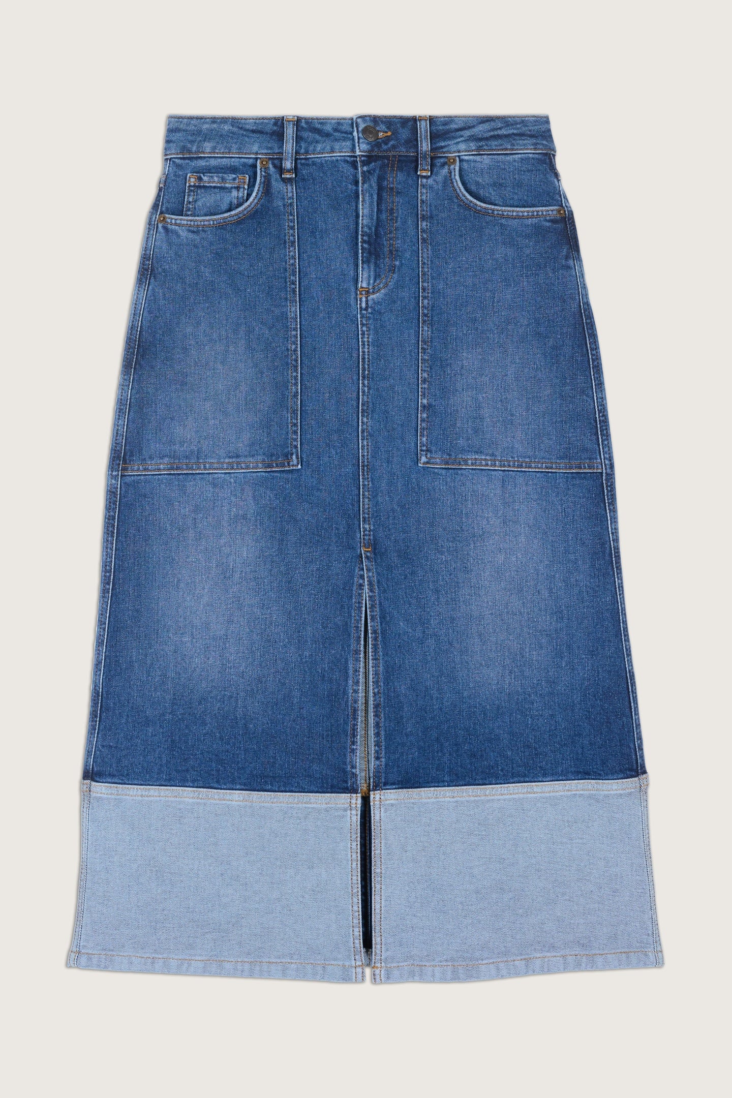 MID-LENGTH SKIRT BLUE 6