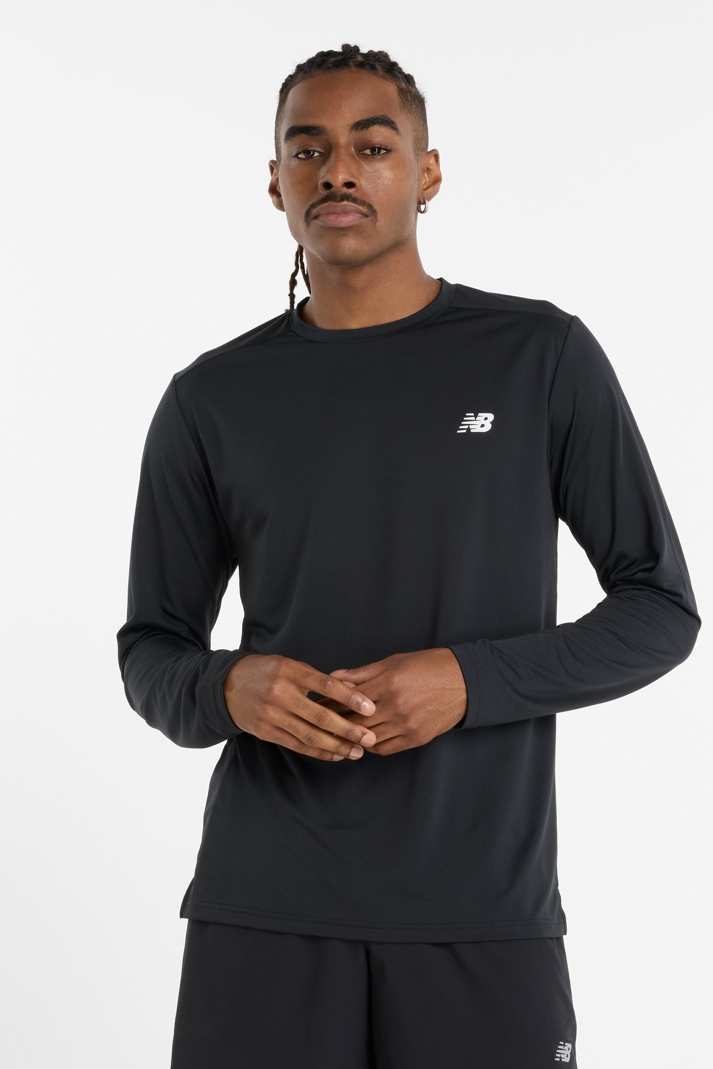 SPORT LONG SLEEVE SHIRT BLACK 1