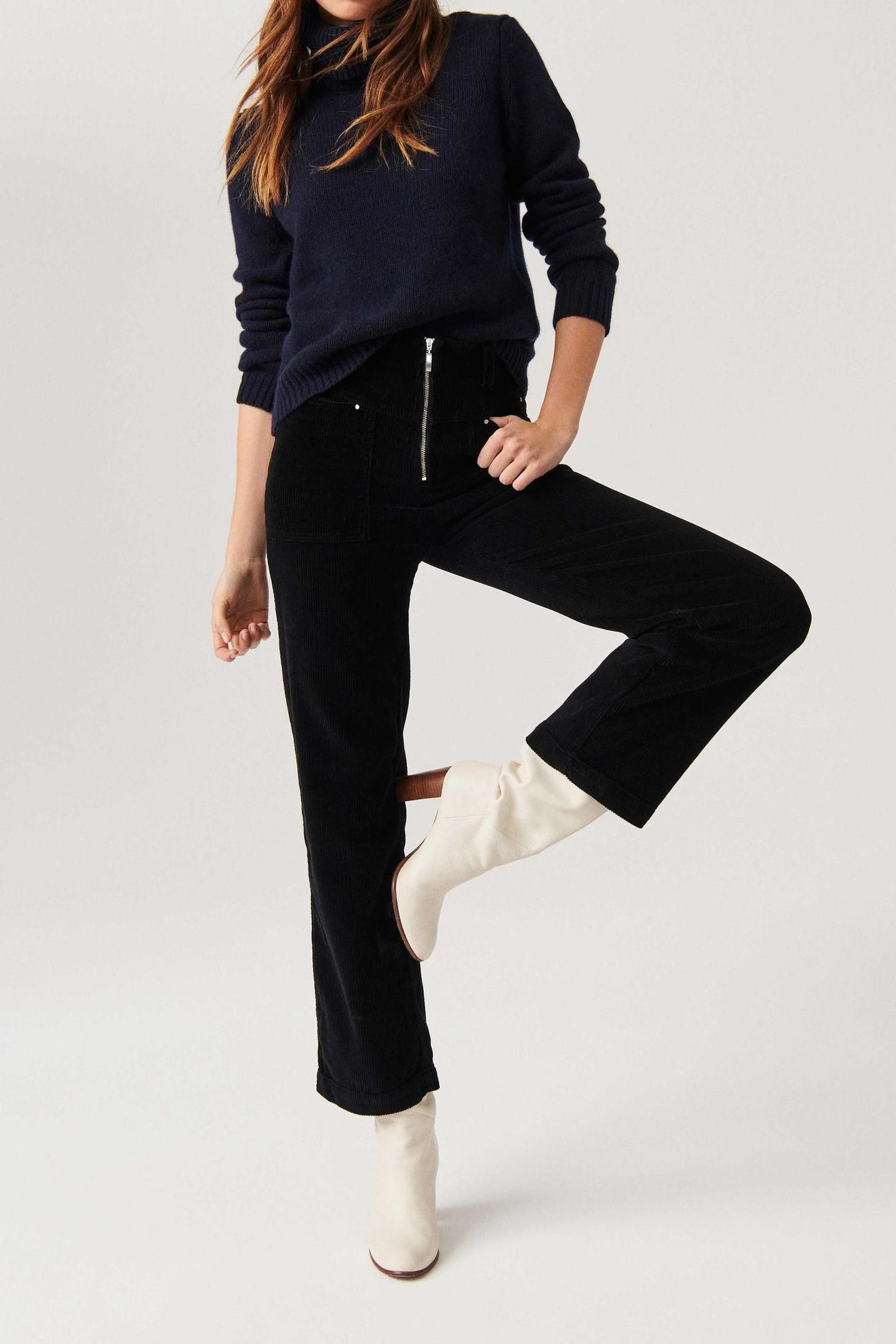 FLARE TROUSERS BLACK 4