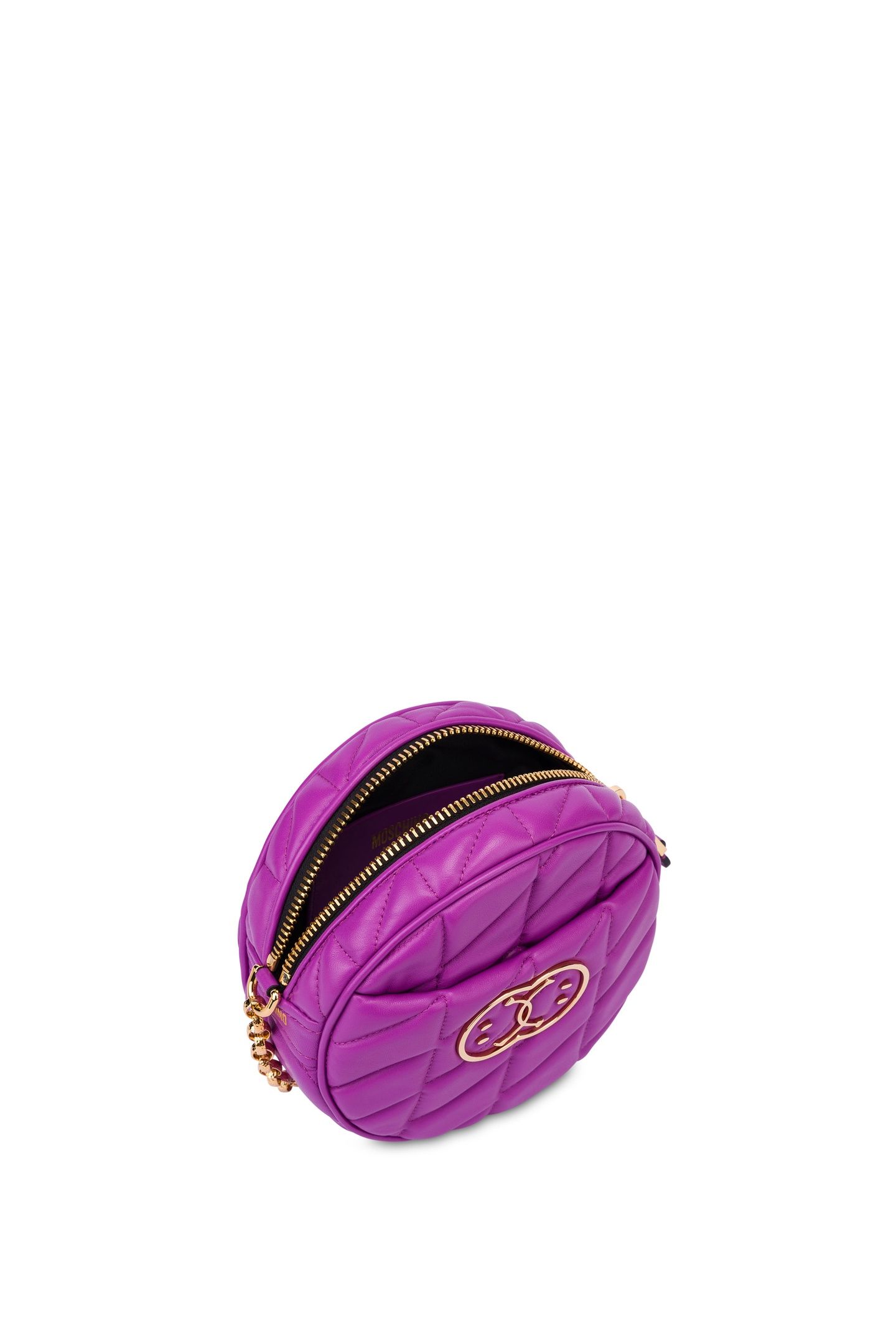 DOUBLE SMILEY® QUILTED ROUND BAG PURPLE 3