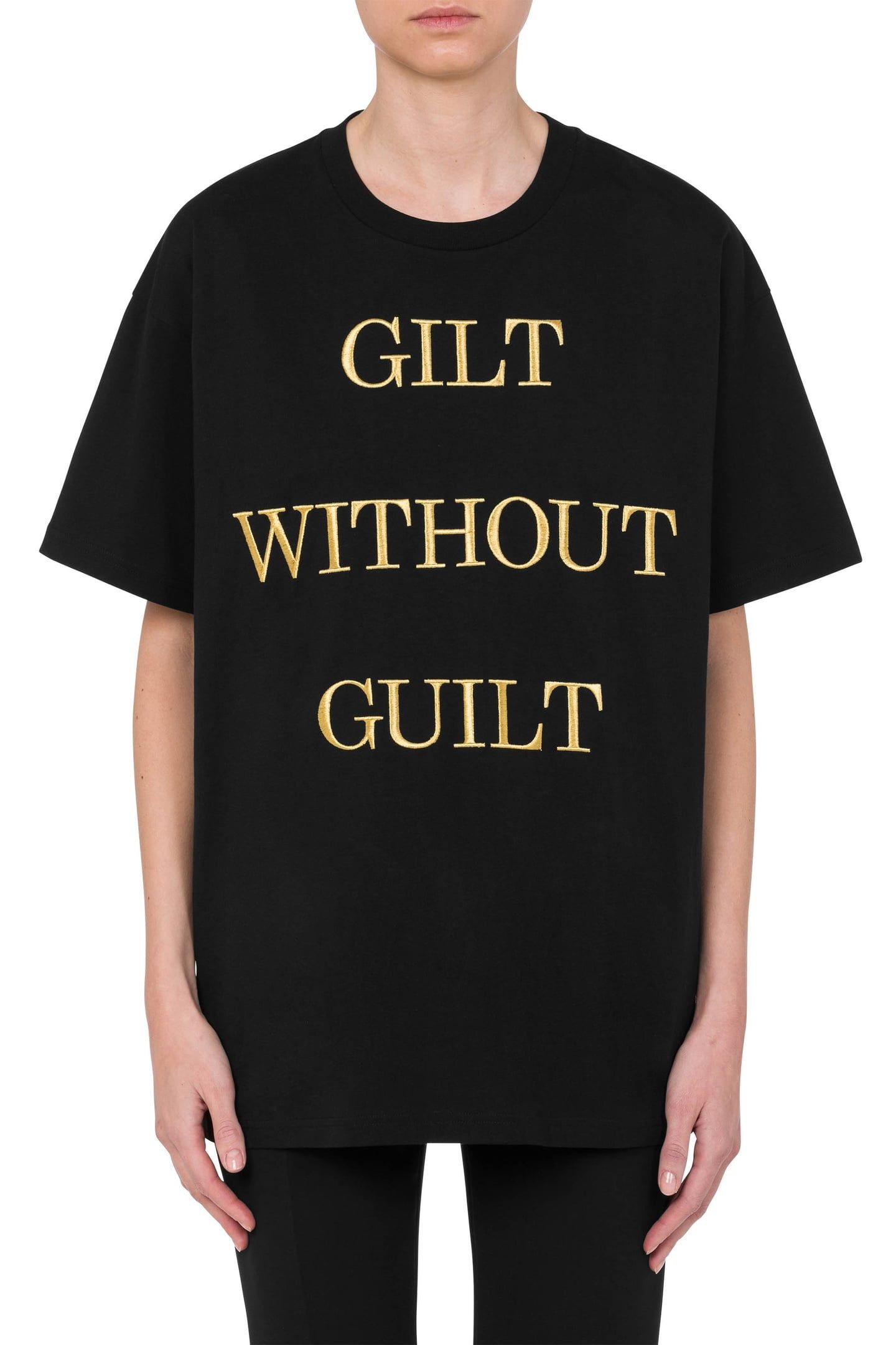 T-SHIRT GILT WITHOUT GUILT BLACK 1