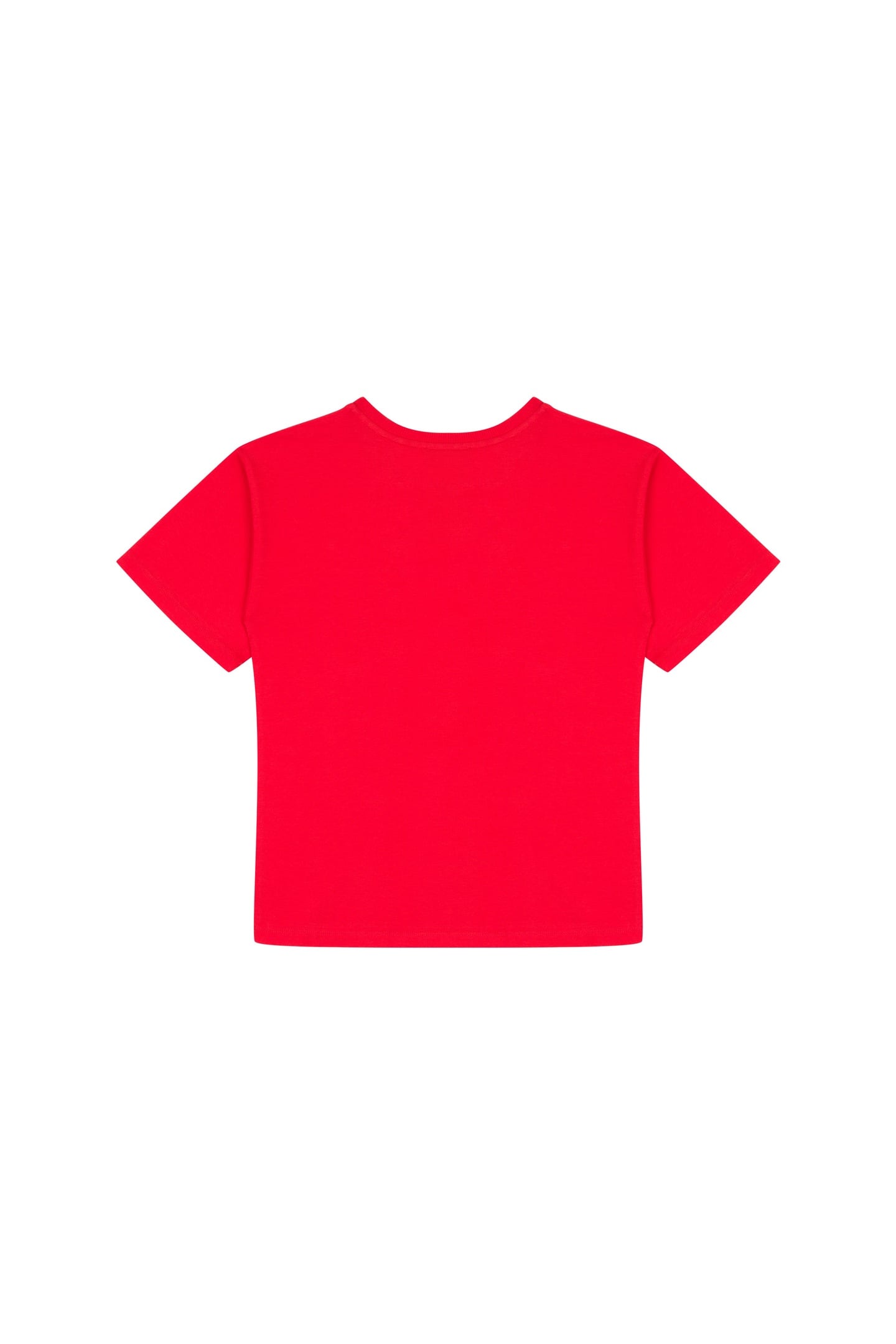 GIRL'S MAXI T-SHIRT IN JERSEY HEART TEDDY BEAR RED 2