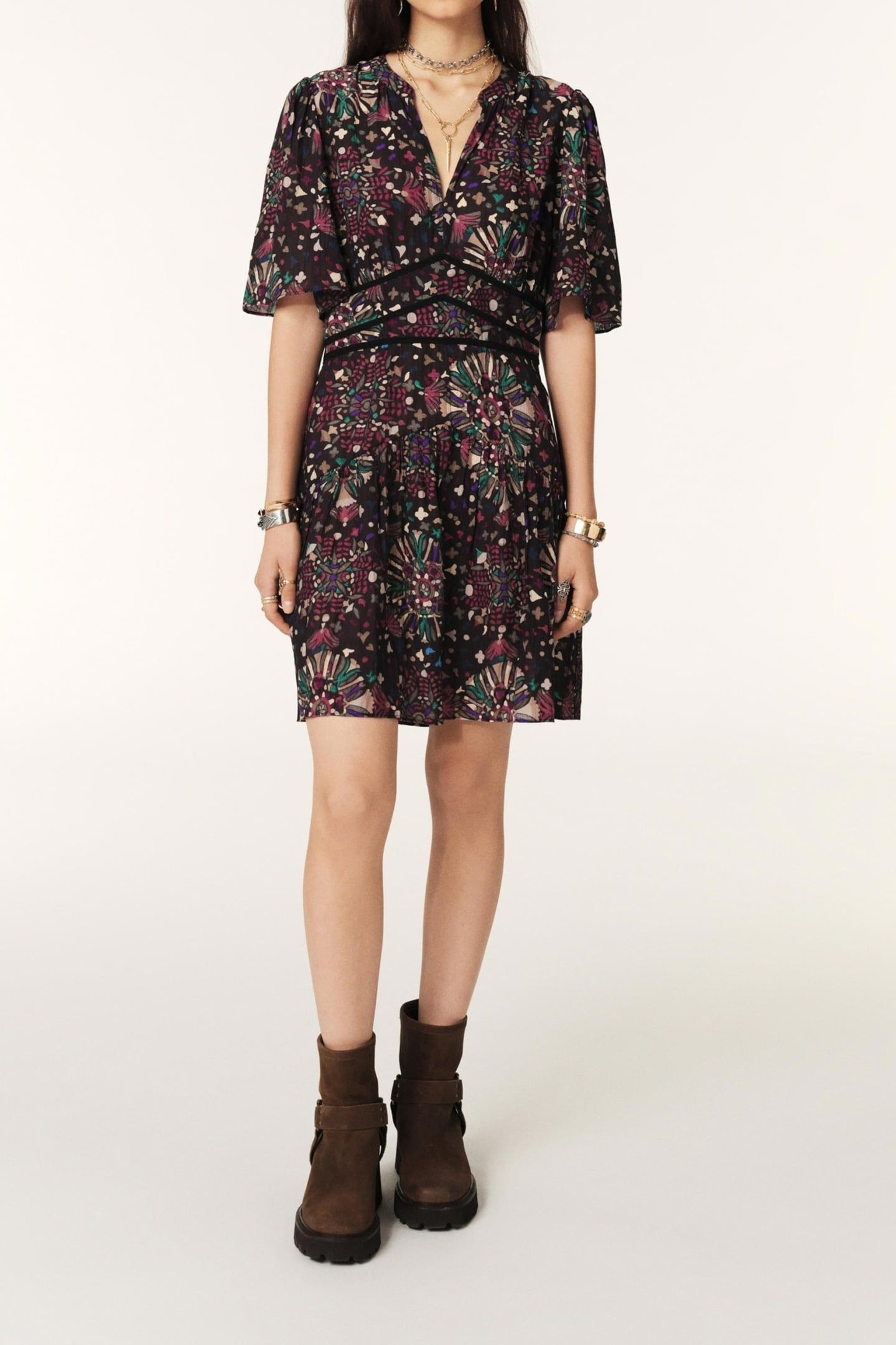 MINI DRESS ANTHRACITE 1