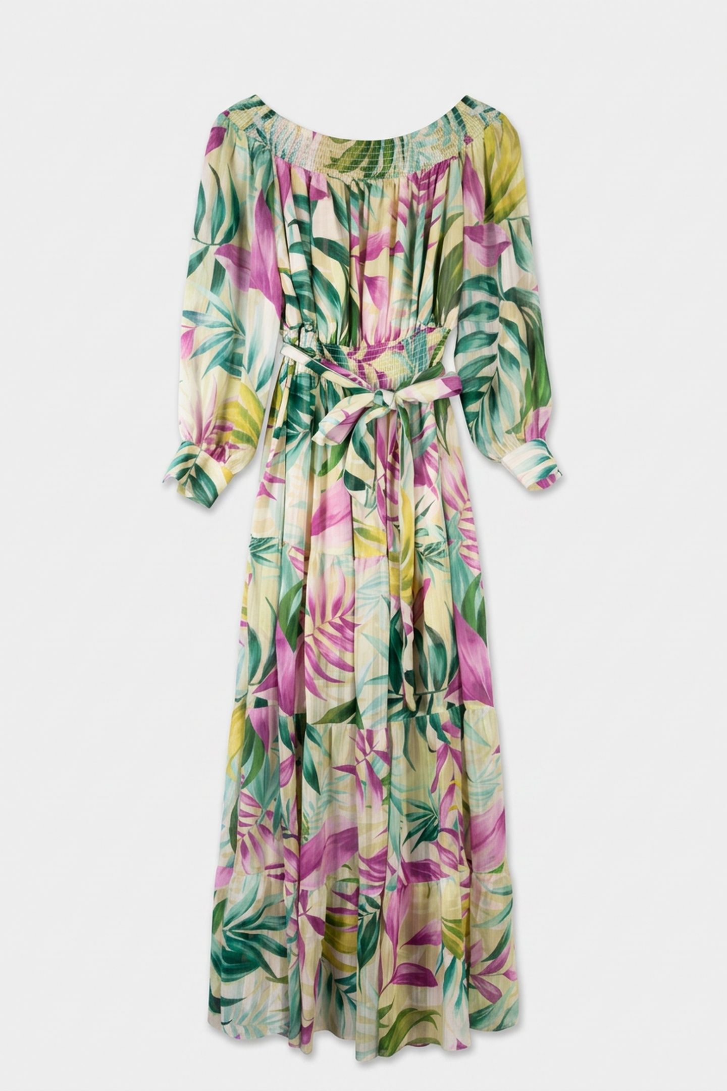 JOSEE OFF SHOULDER L TROPICAL ESCAPE PRIN 3