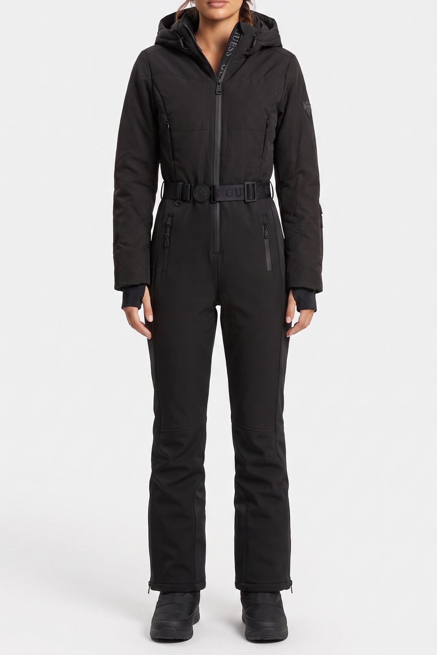 EVELYN TECH SKI LOGO JET BLACK A996 1
