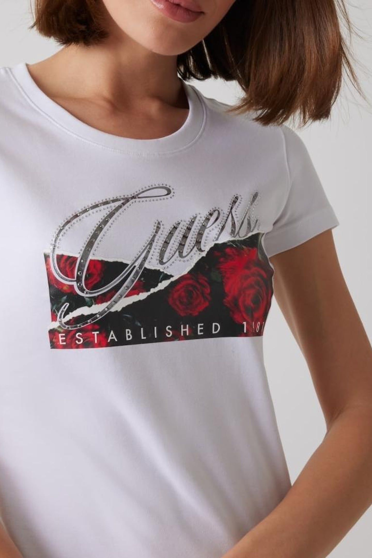 SS CN ROSES PRINT PURE WHITE 2