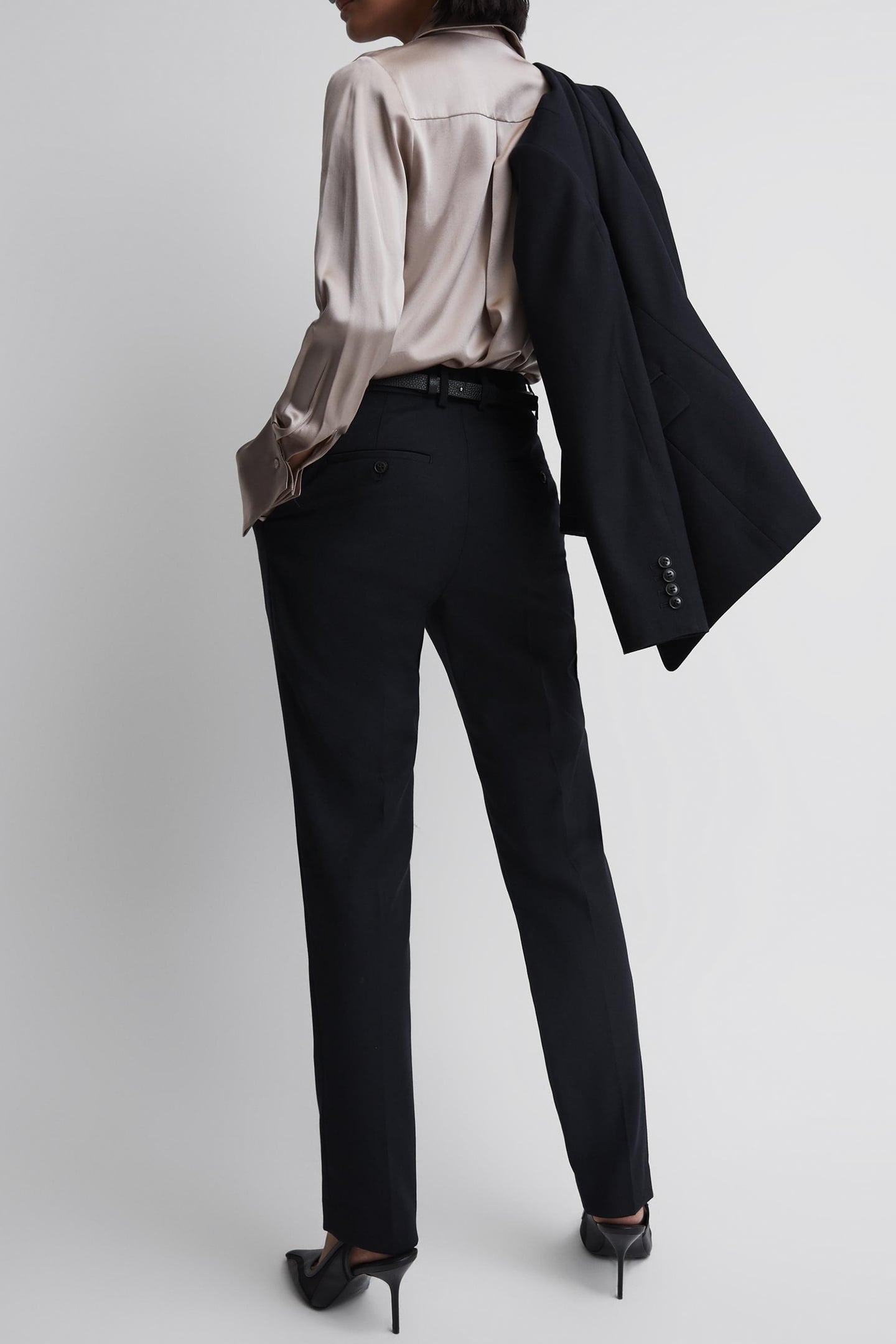 TAILORED SLIM LEG TROUSER NAVY 5