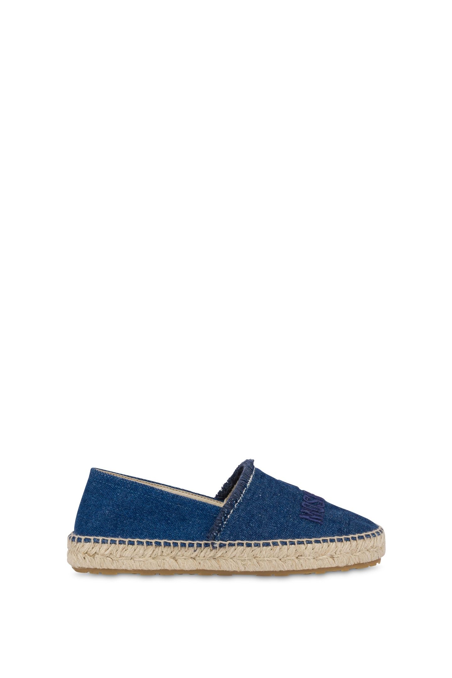 DENIM ESPADRILLES WITH EMBROIDERY BLUE 1