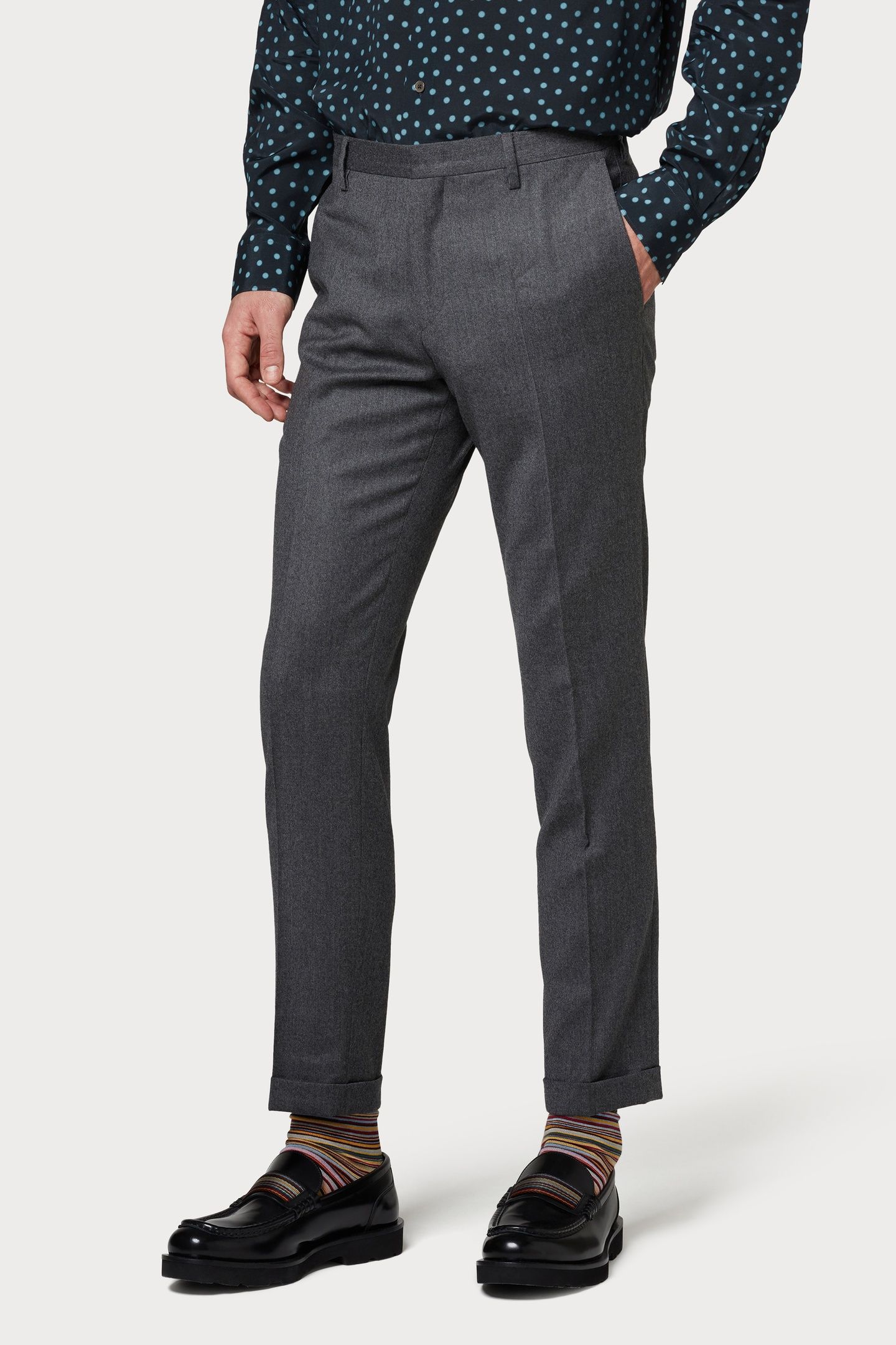 MENS TROUSER GREY MELANGE 3