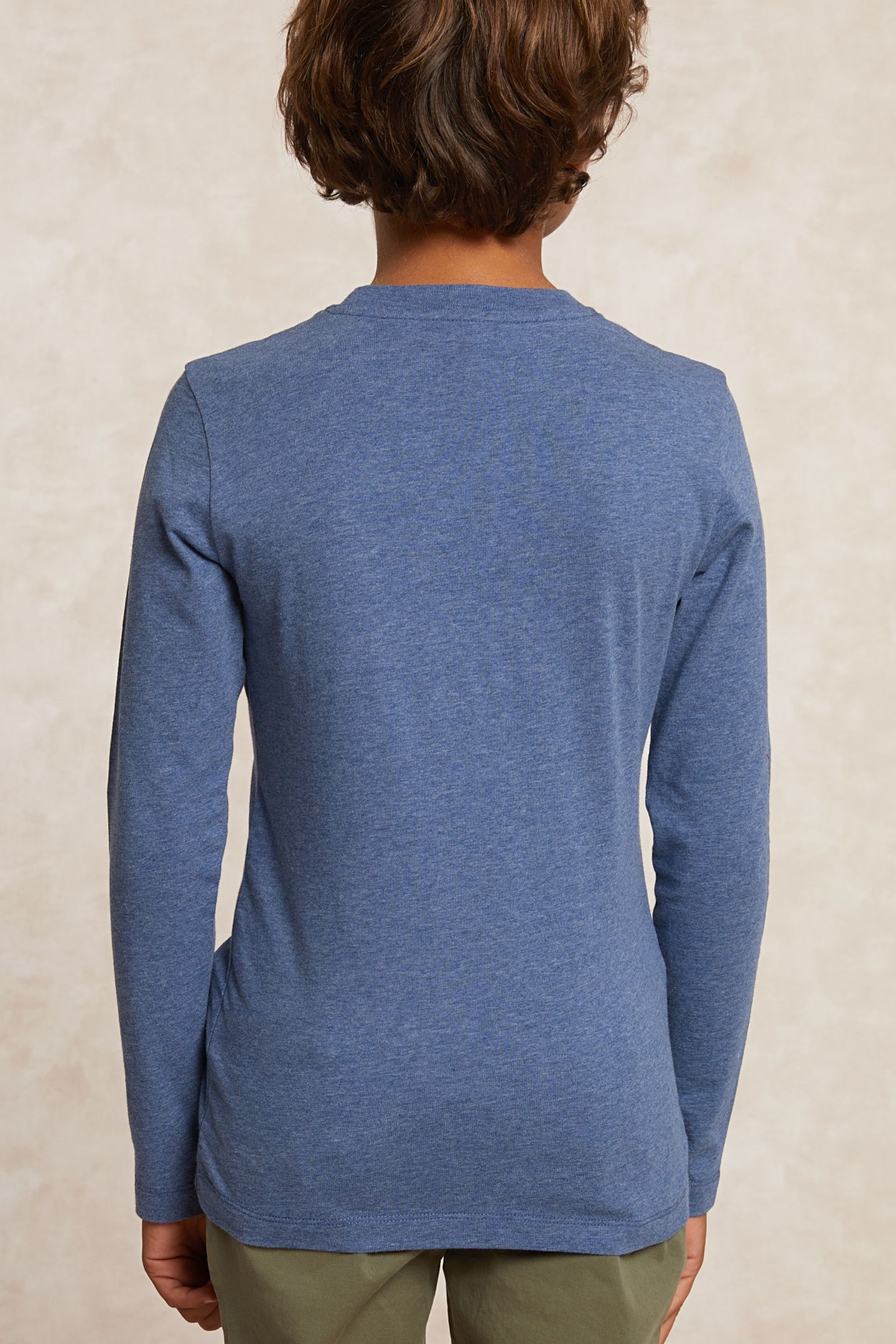 BASIC FANTASY T-SHIRT LONG SLEEVES NIGHT SKY MIX BLUE 2