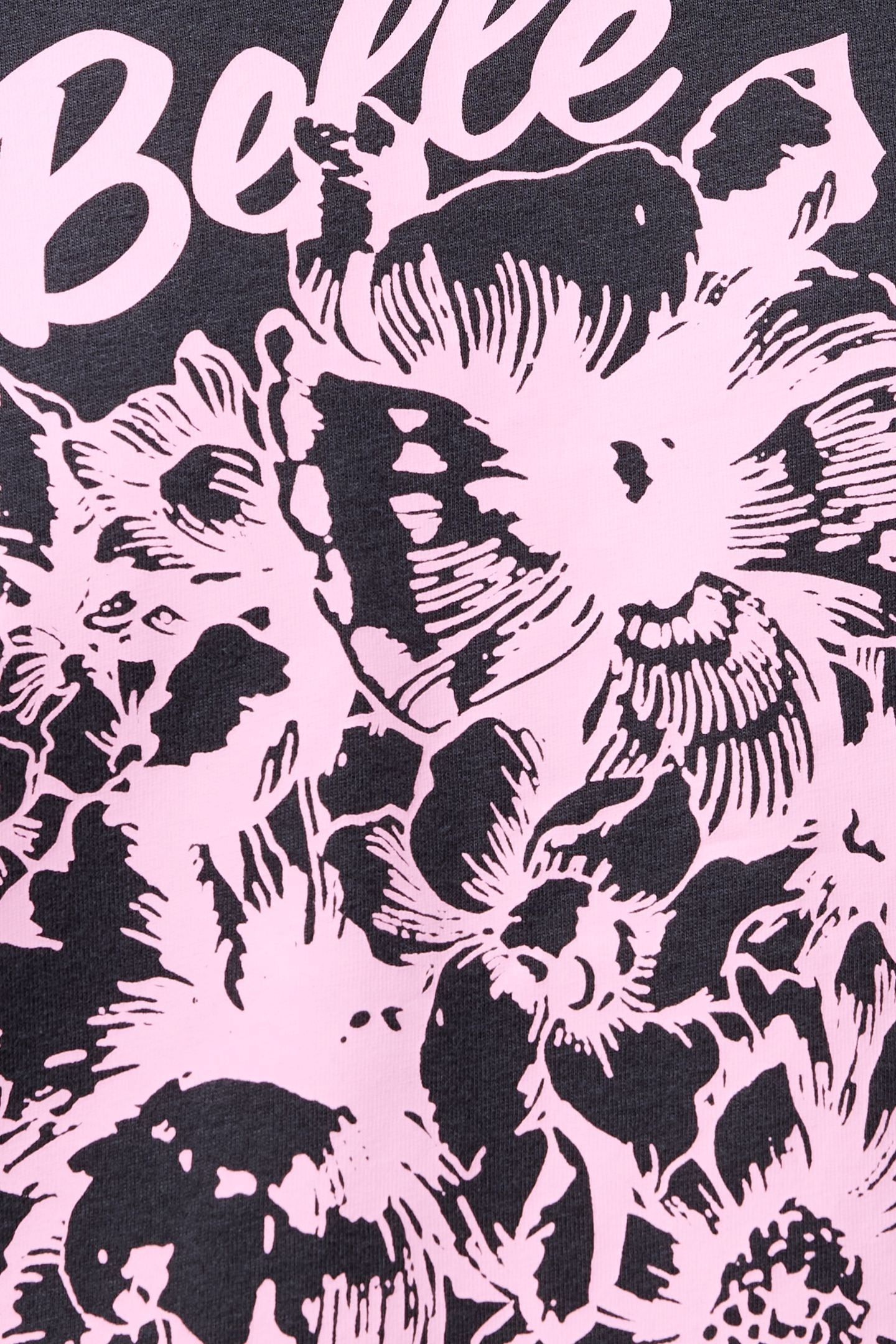 BELLE FLEURS GRAPHIC TEE GRAPHITE/ROSE PINK GRAPHITE/ROSE PI 4
