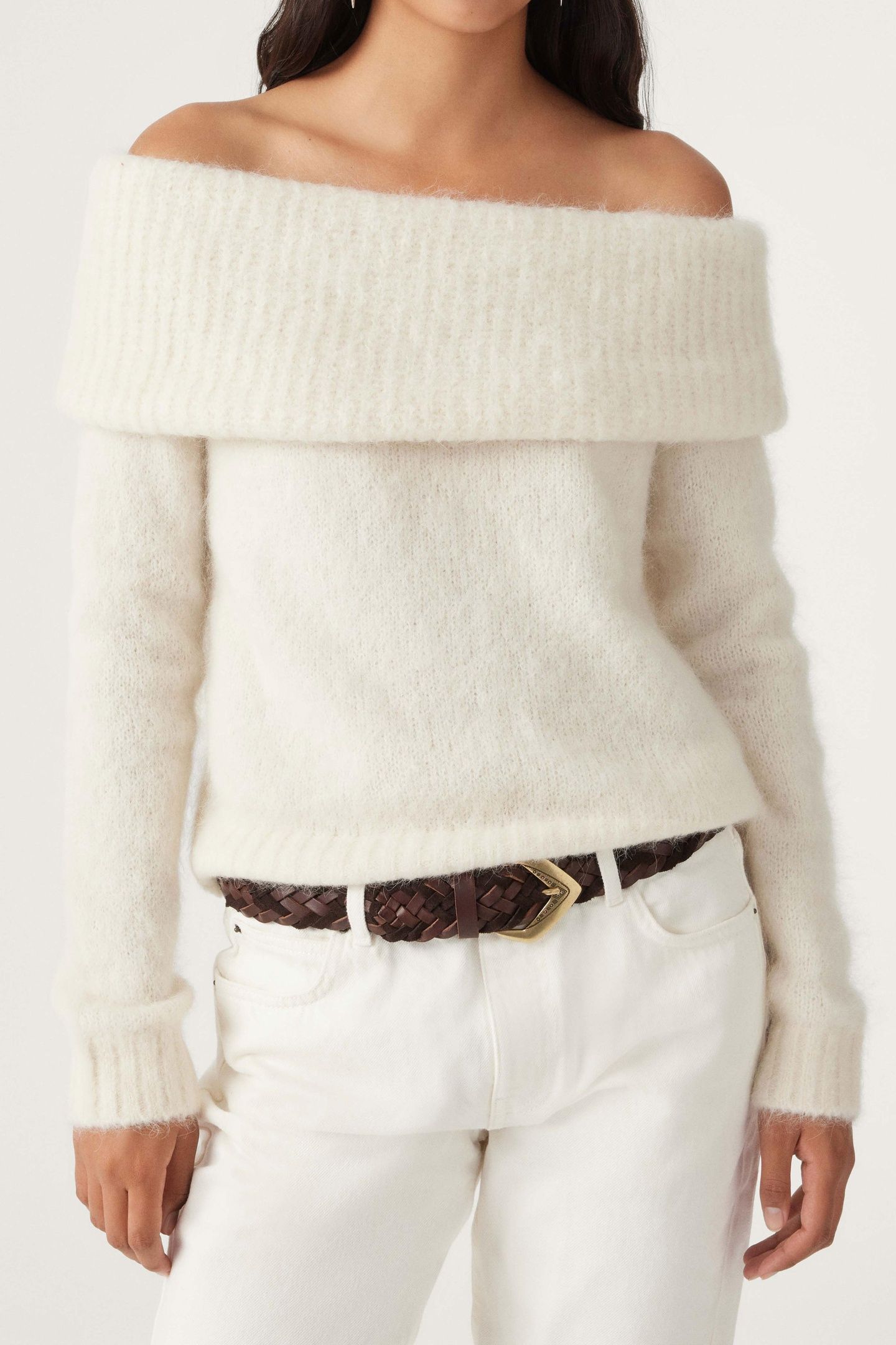 LONG SLEEVES KNIT ECRU 1