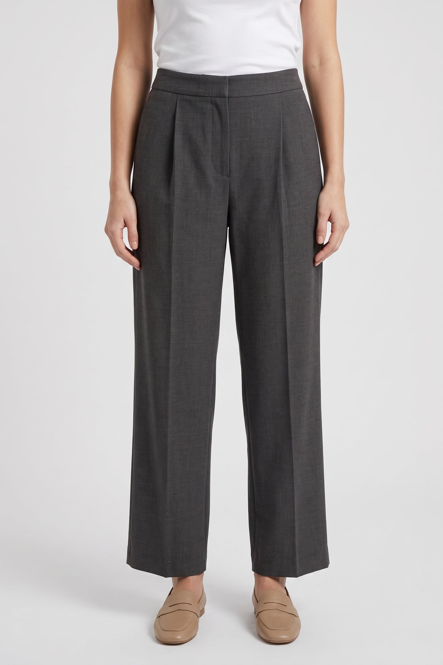 BESSY STRAIGHT PANT DARK GREY 1