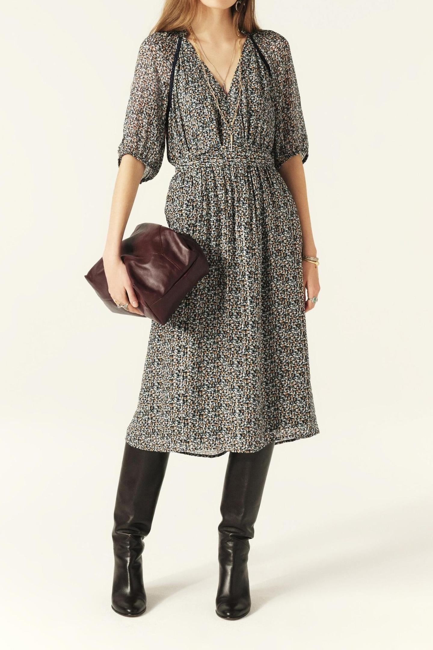 MID-LENGTH DRESS BLUE 1