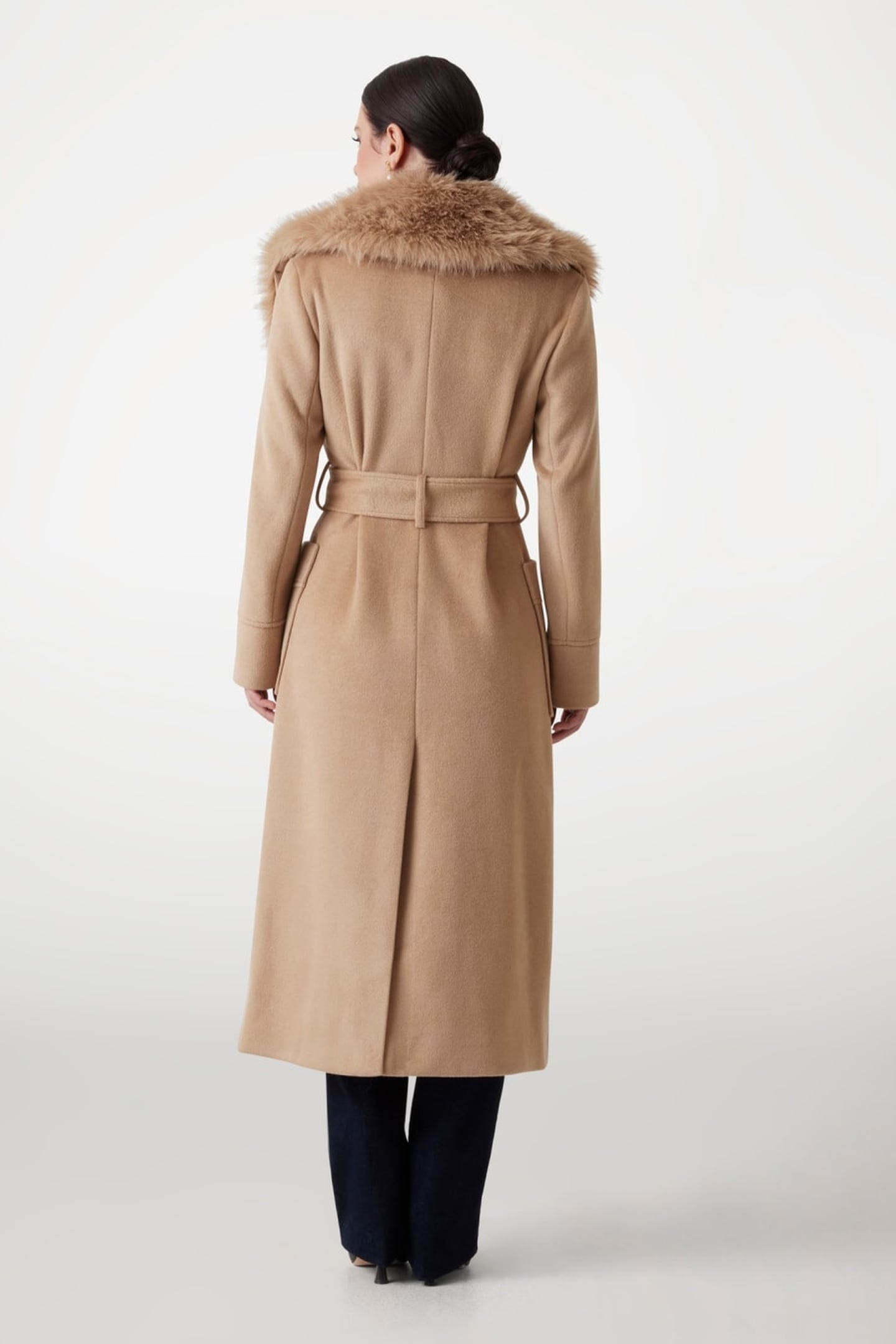 CHARLIZE PLAID COAT HERB TAN MULTI 4
