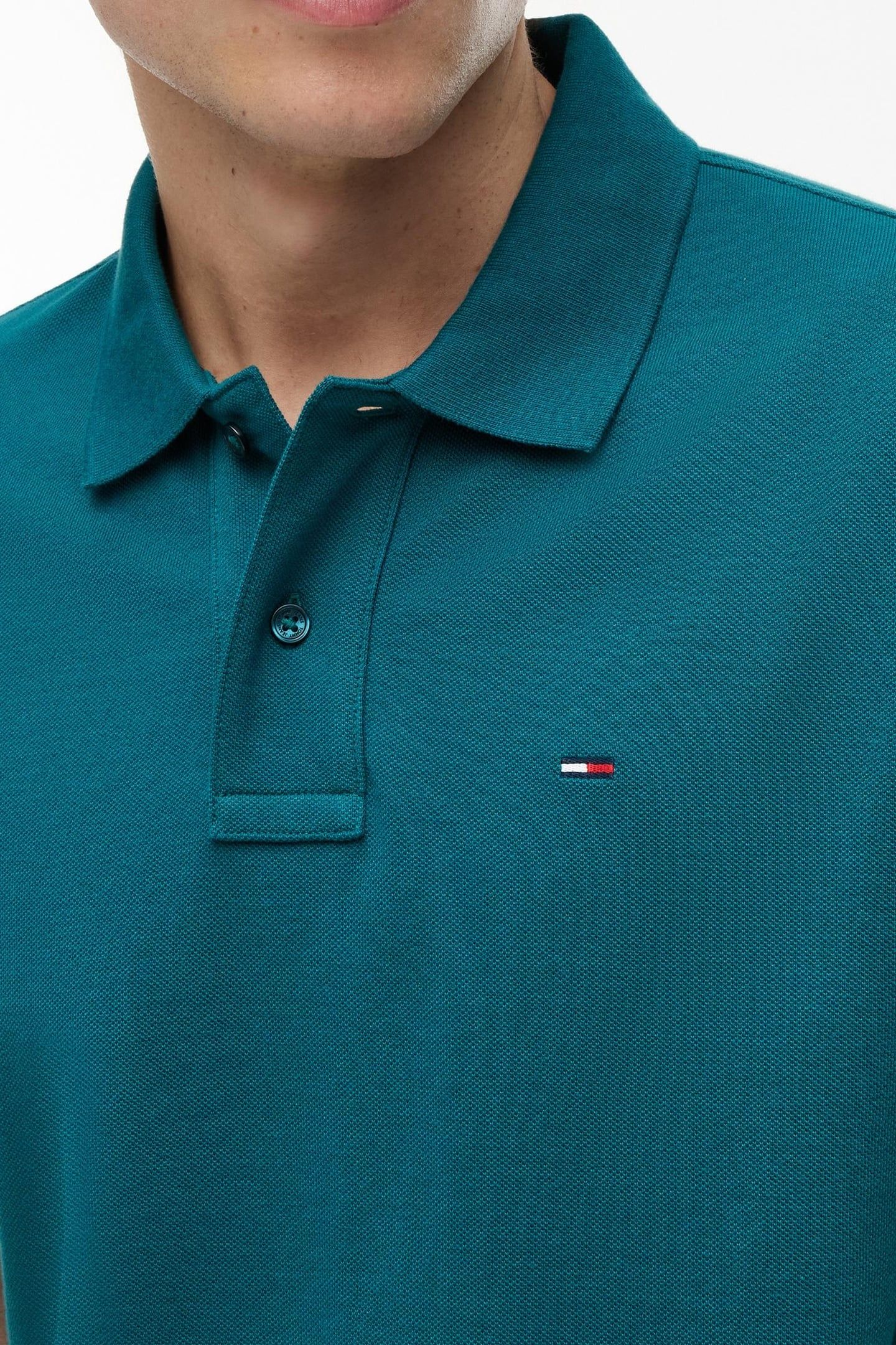 TJM REGULAR ESSENTIAL POLO POLAR TEAL 5