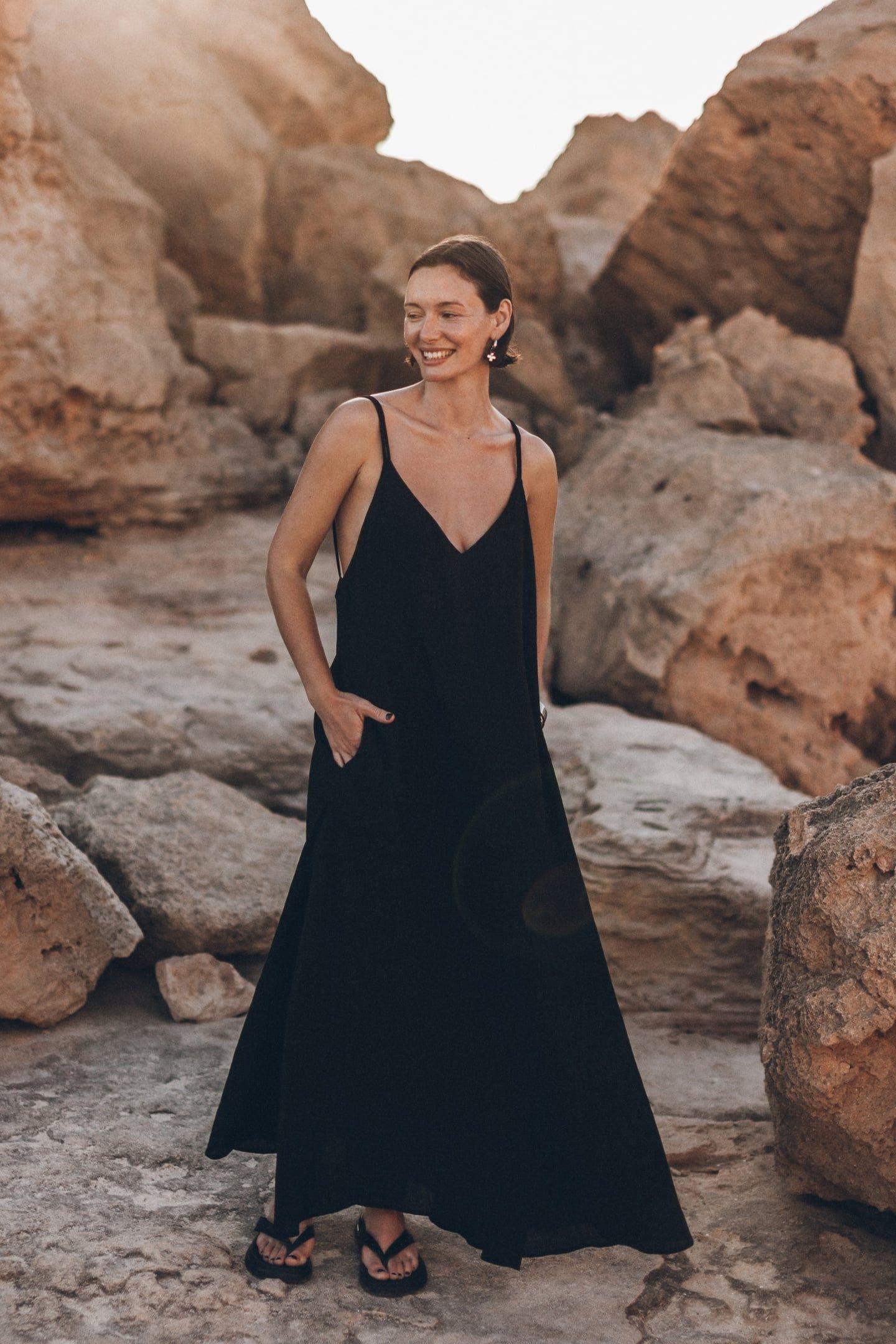 THE BLACK MAXI DRESS BLACK 1