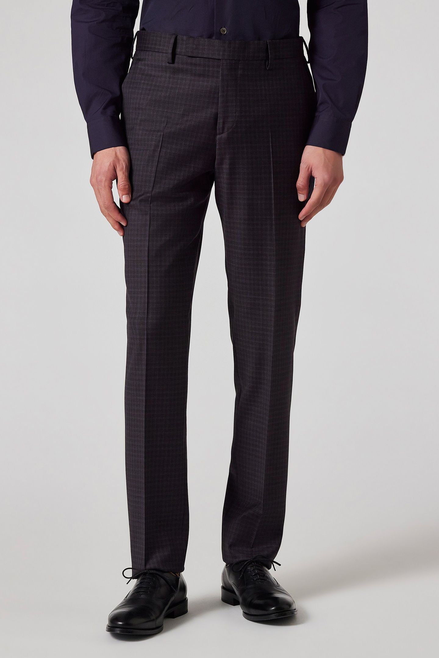 MENS TAILORED FIT 2BTN SUIT DARK VIOLET 3