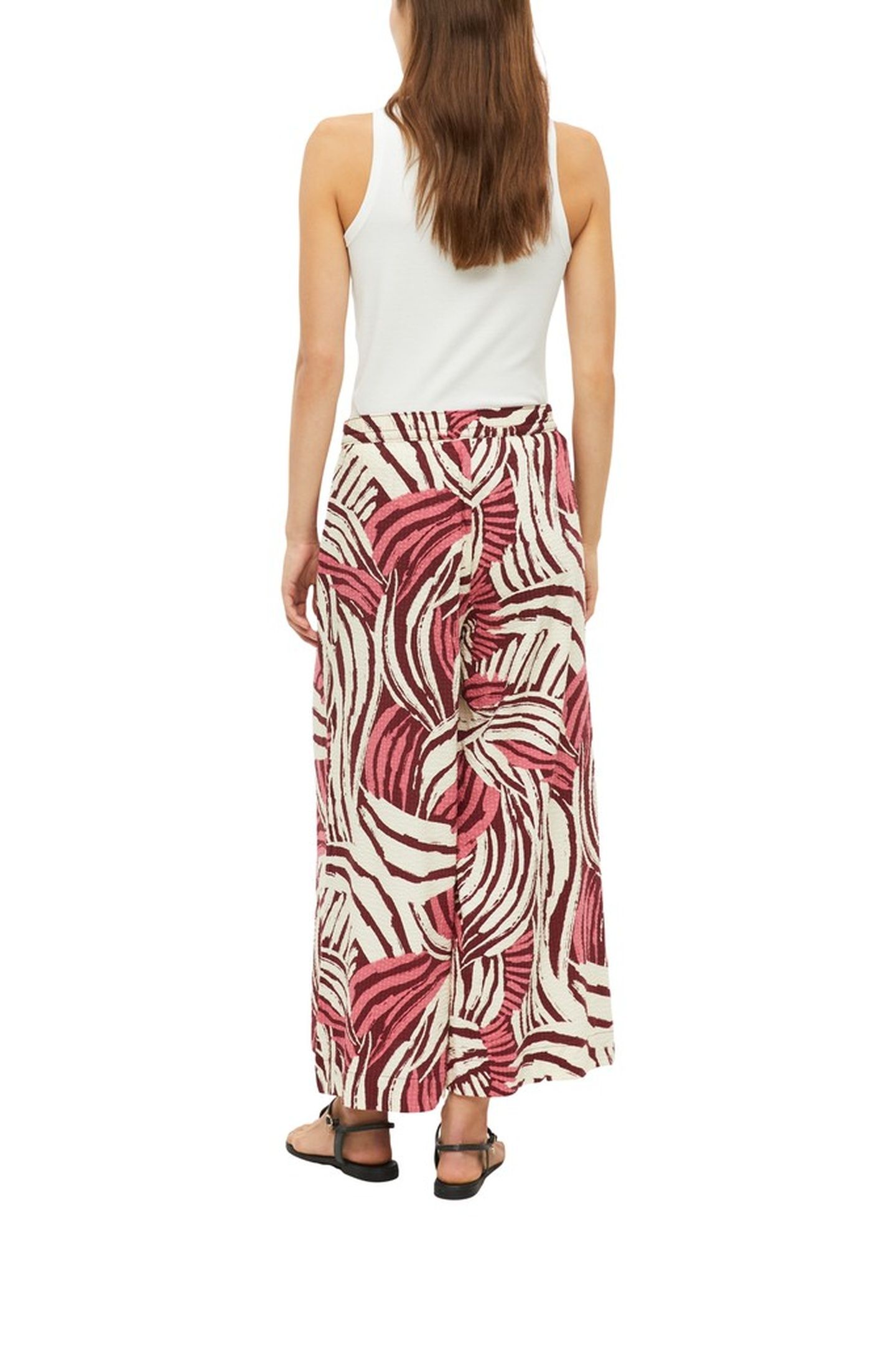 S.OLIVER HOSEN PINK BURGUNDY 3